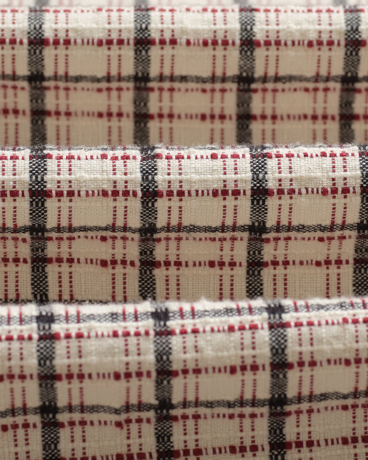 Shelly L/S Shirt - Ecru / Red