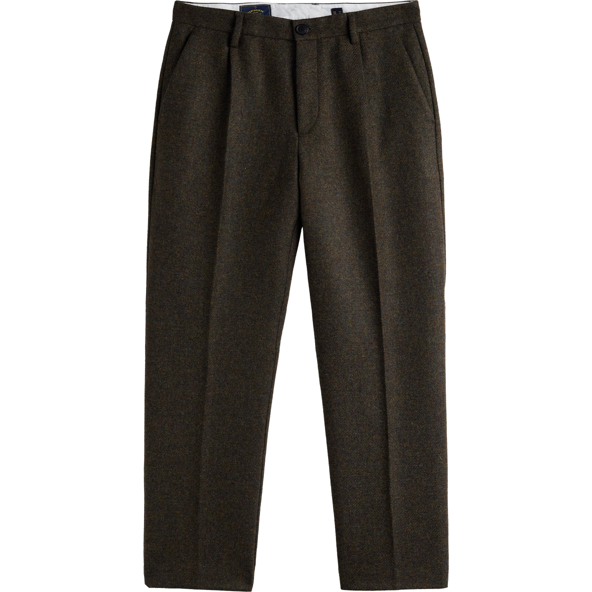 Single Pleat Trousers - Forest Green
