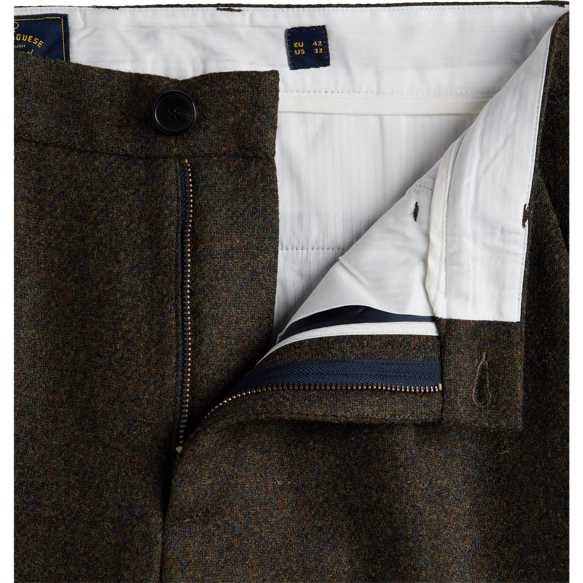 Single Pleat Trousers - Forest Green