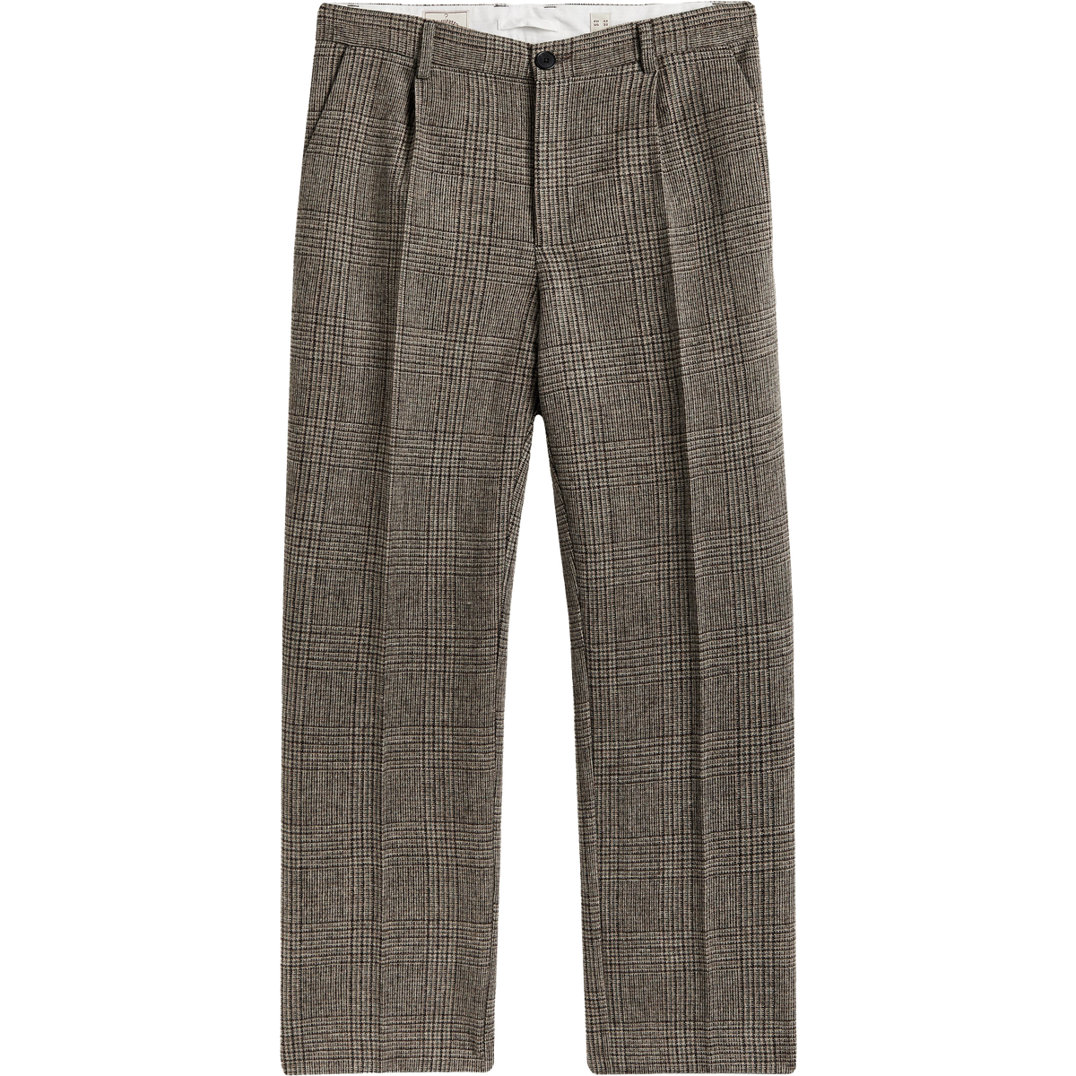Prince of Wales Single Pleat Trousers - Alton Grey
