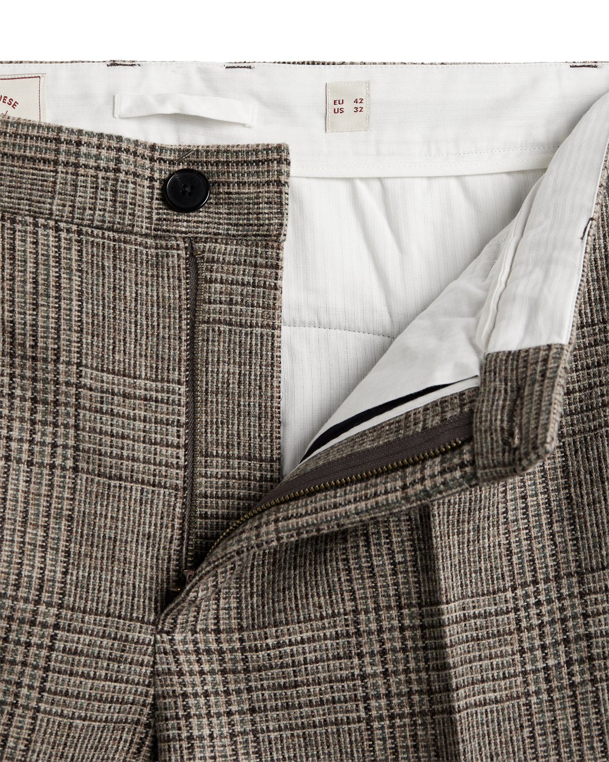Prince of Wales Single Pleat Trousers - Alton Grey