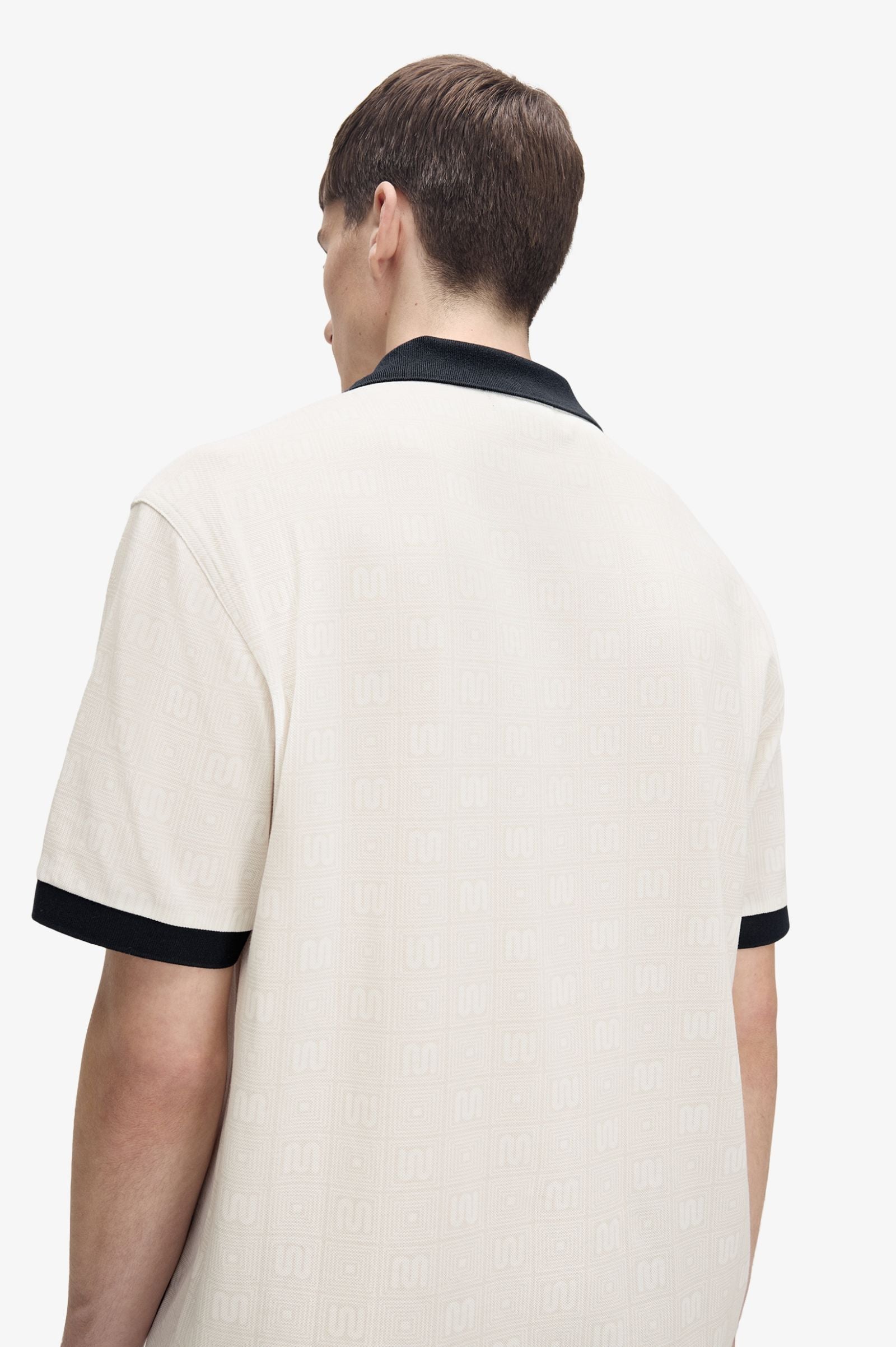 Meyba x Fred Perry Printed Polo - Ecru