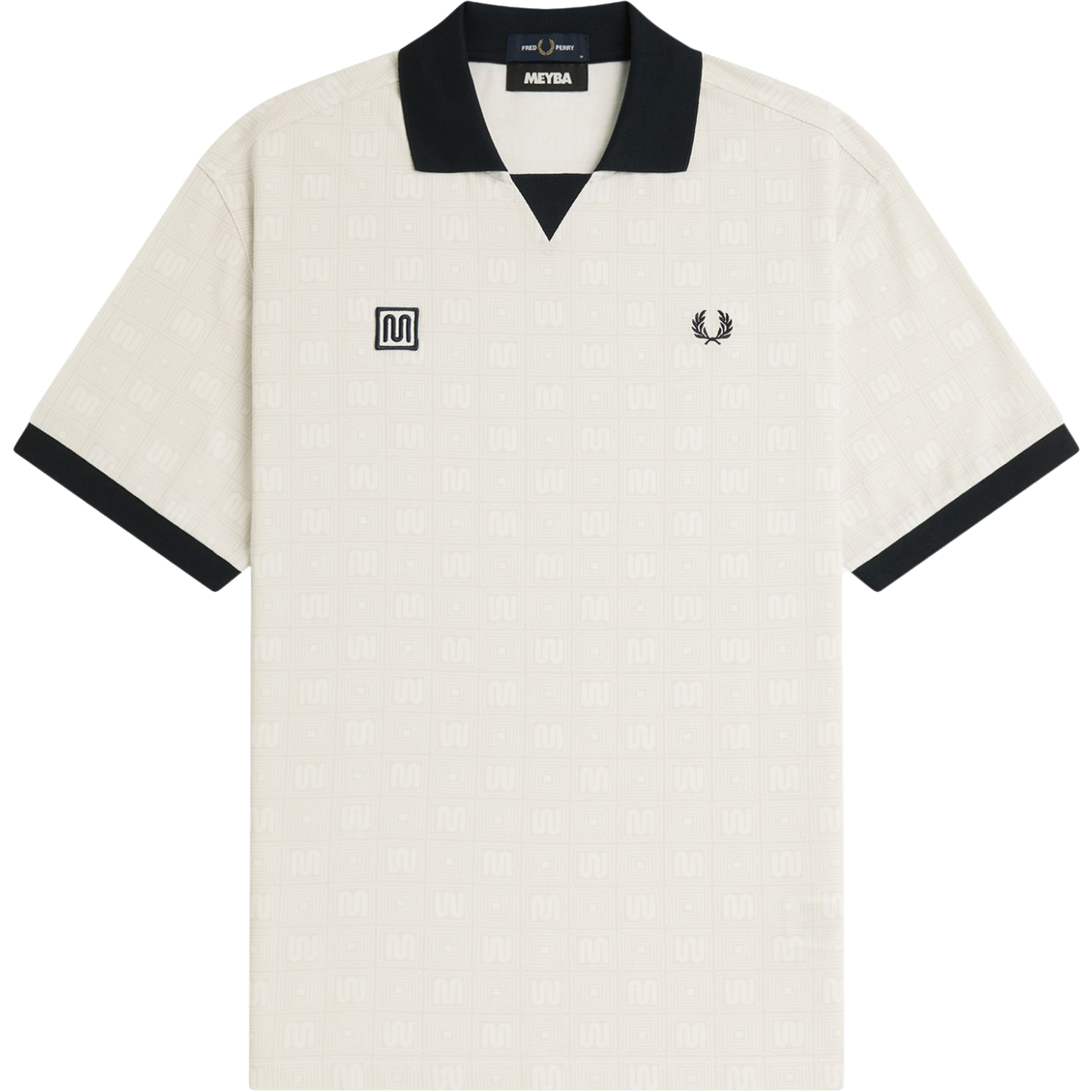 Meyba x Fred Perry Printed Polo - Ecru