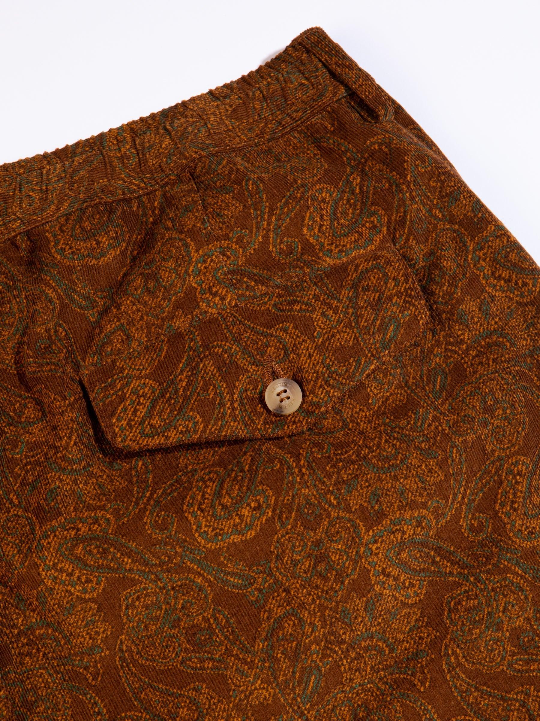 Mhor Short - Rust Paisley