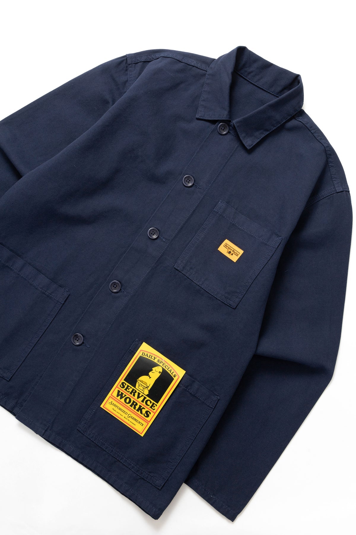 Canvas Chore Shirt - Dark Navy