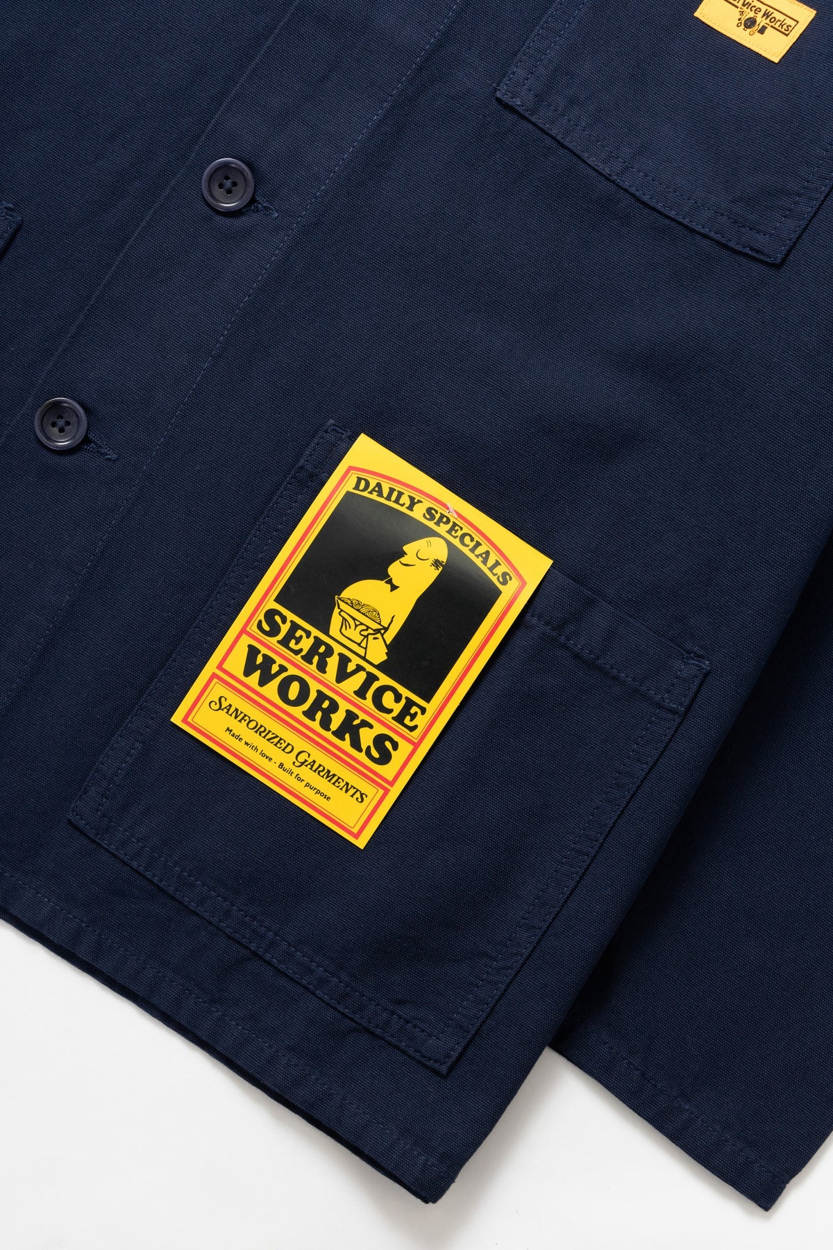 Canvas Chore Shirt - Dark Navy