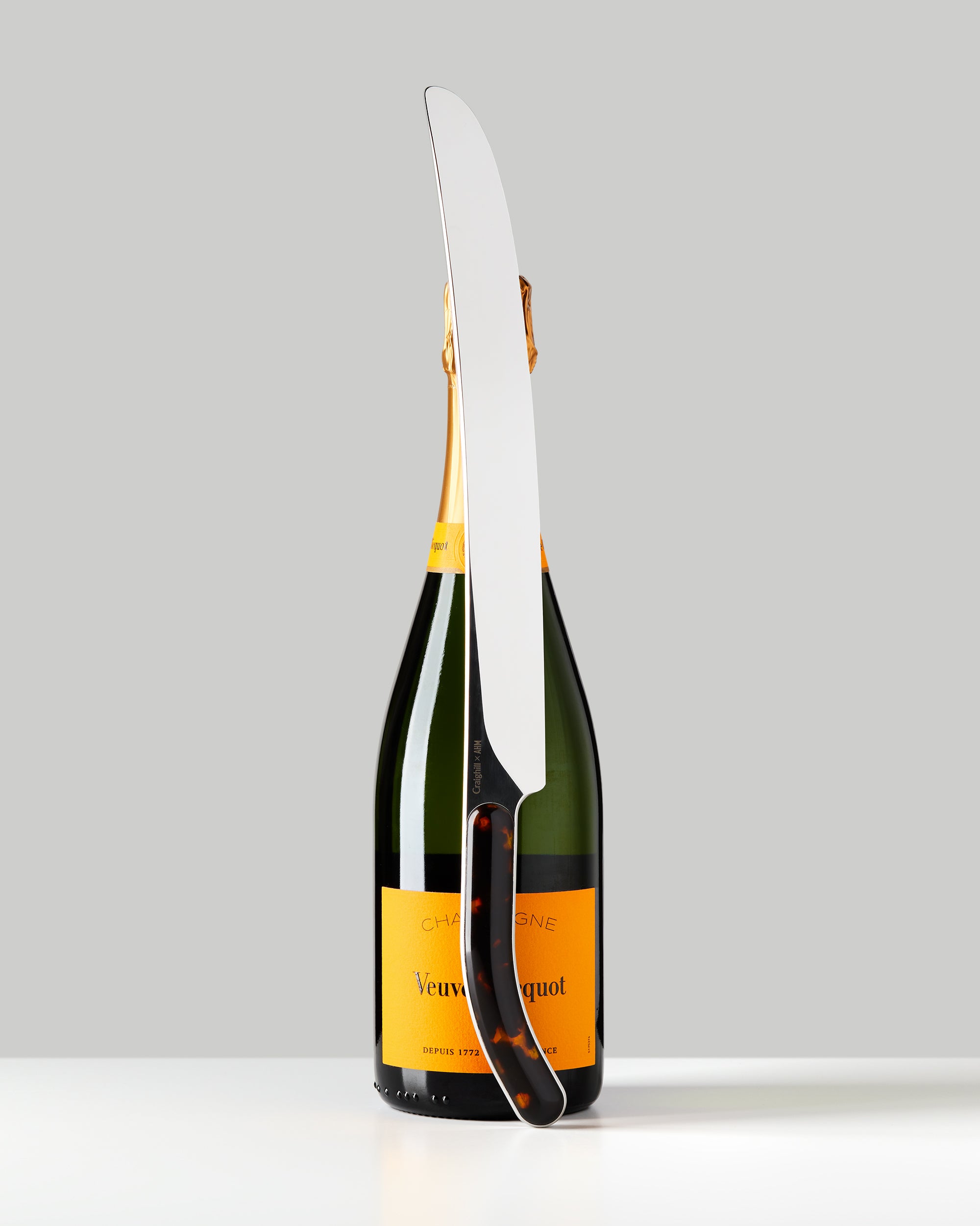 Best Champagne Saber - Stainless / Tortoise