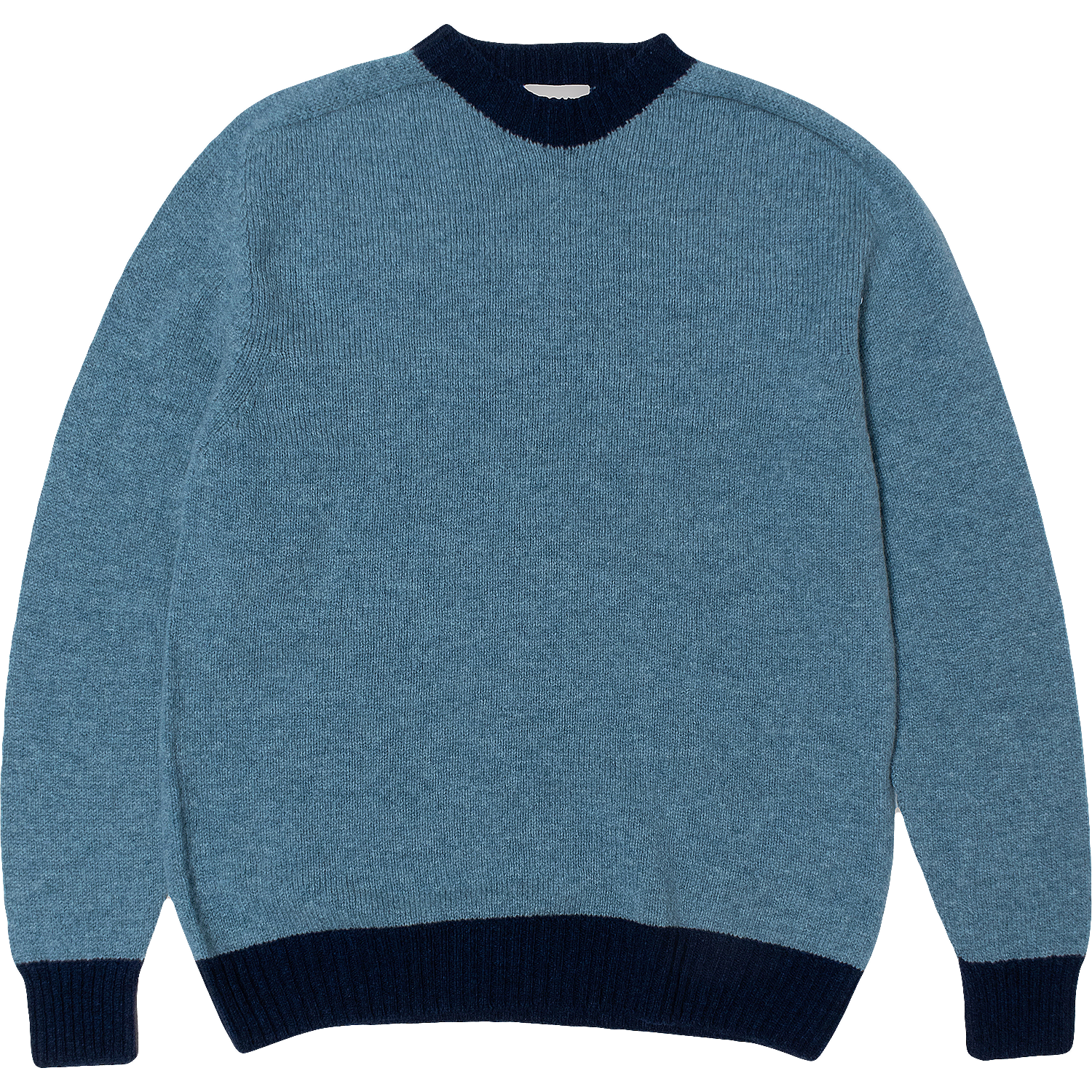 Seamless Contrast Crewneck - Orbie Green