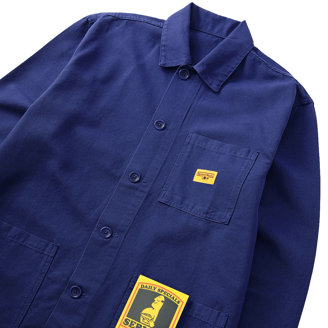 Canvas Coverall Jacket - Navy