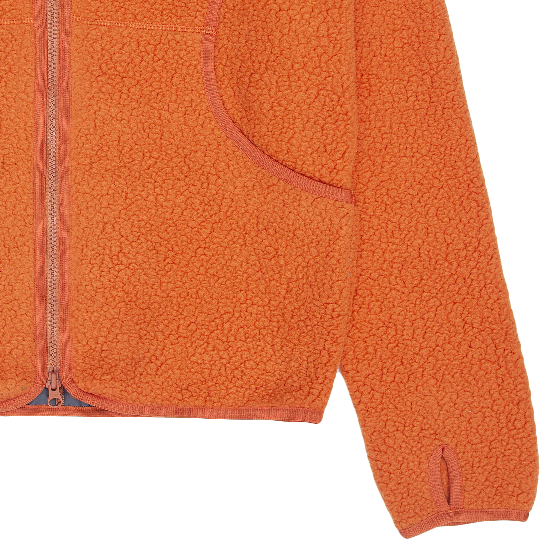 Thermal Boa Fleece Jacket - Orange