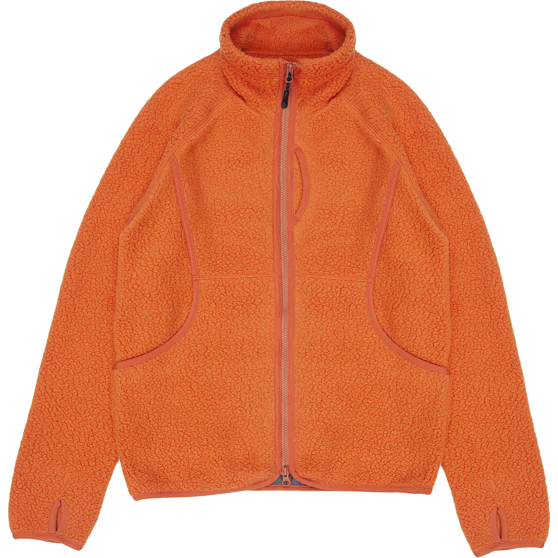 Thermal Boa Fleece Jacket - Orange