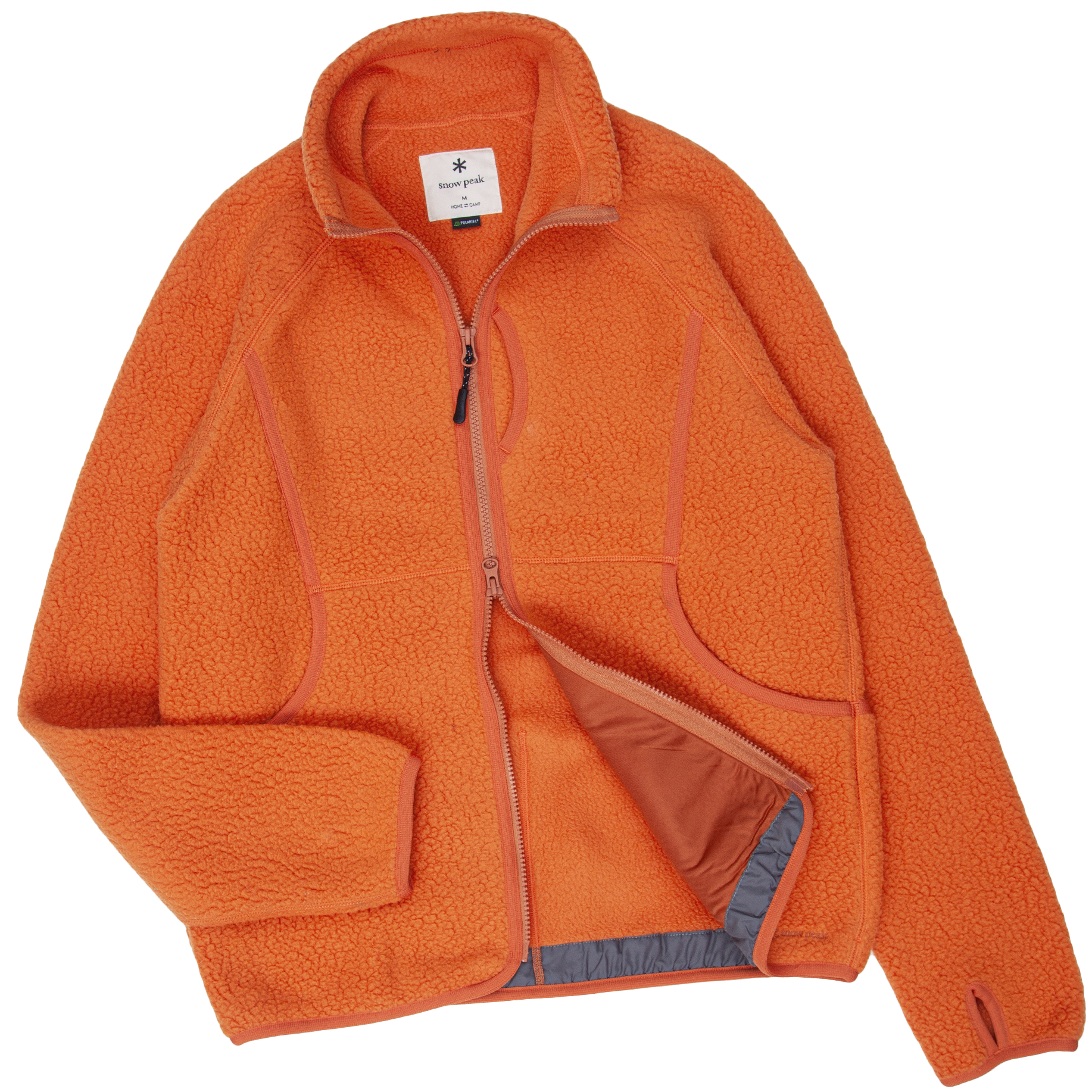 Thermal Boa Fleece Jacket - Orange