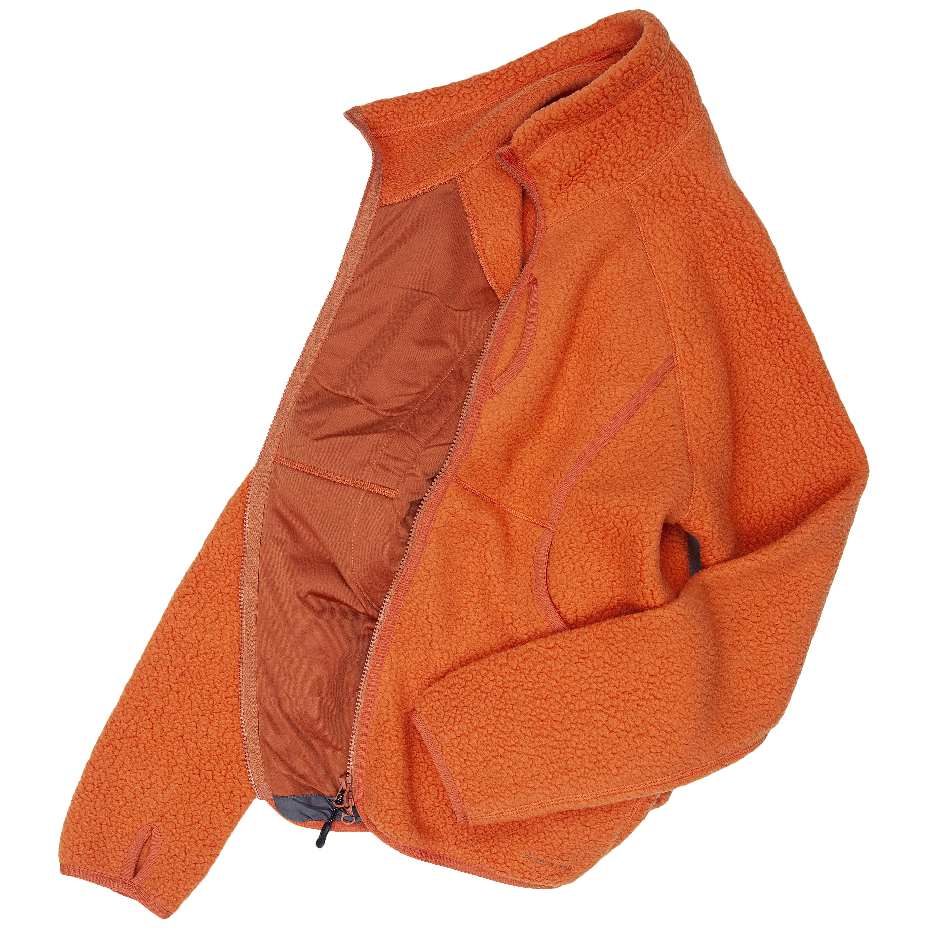 Thermal Boa Fleece Jacket - Orange