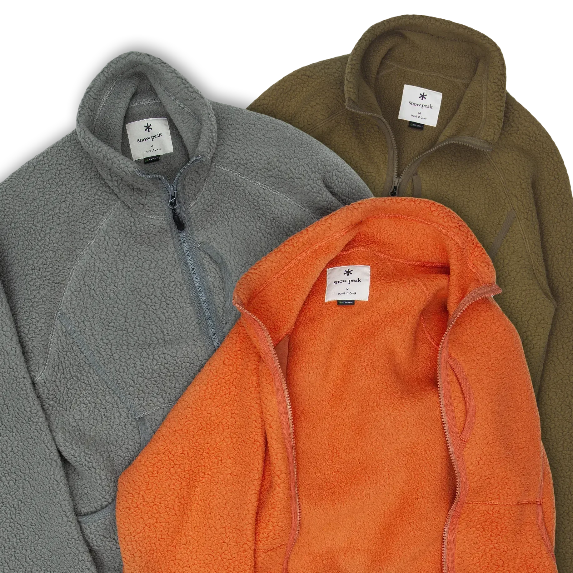Snow Peak | Thermal Boa Fleece Jacket - Orange | Park & Province Snow Peak | Thermal Boa Fleece Jacket - Orange | Park & Province
