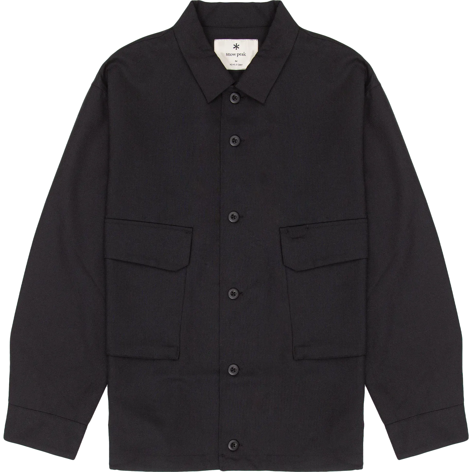 Hybrid Wool Shirt - Black