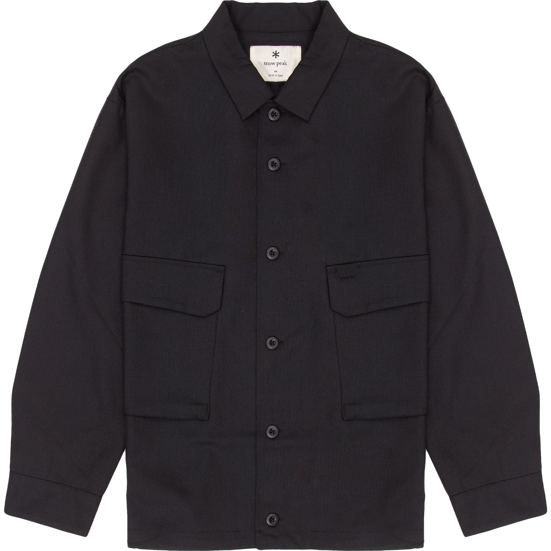 Hybrid Wool Shirt - Black