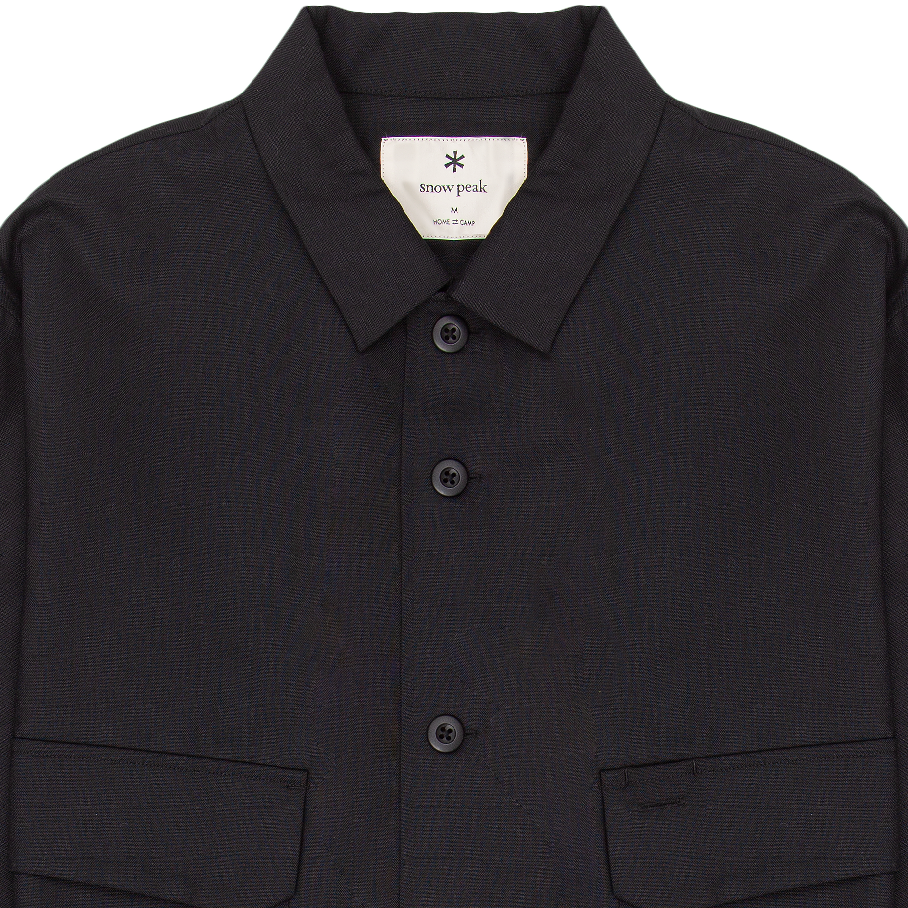 Hybrid Wool Shirt - Black