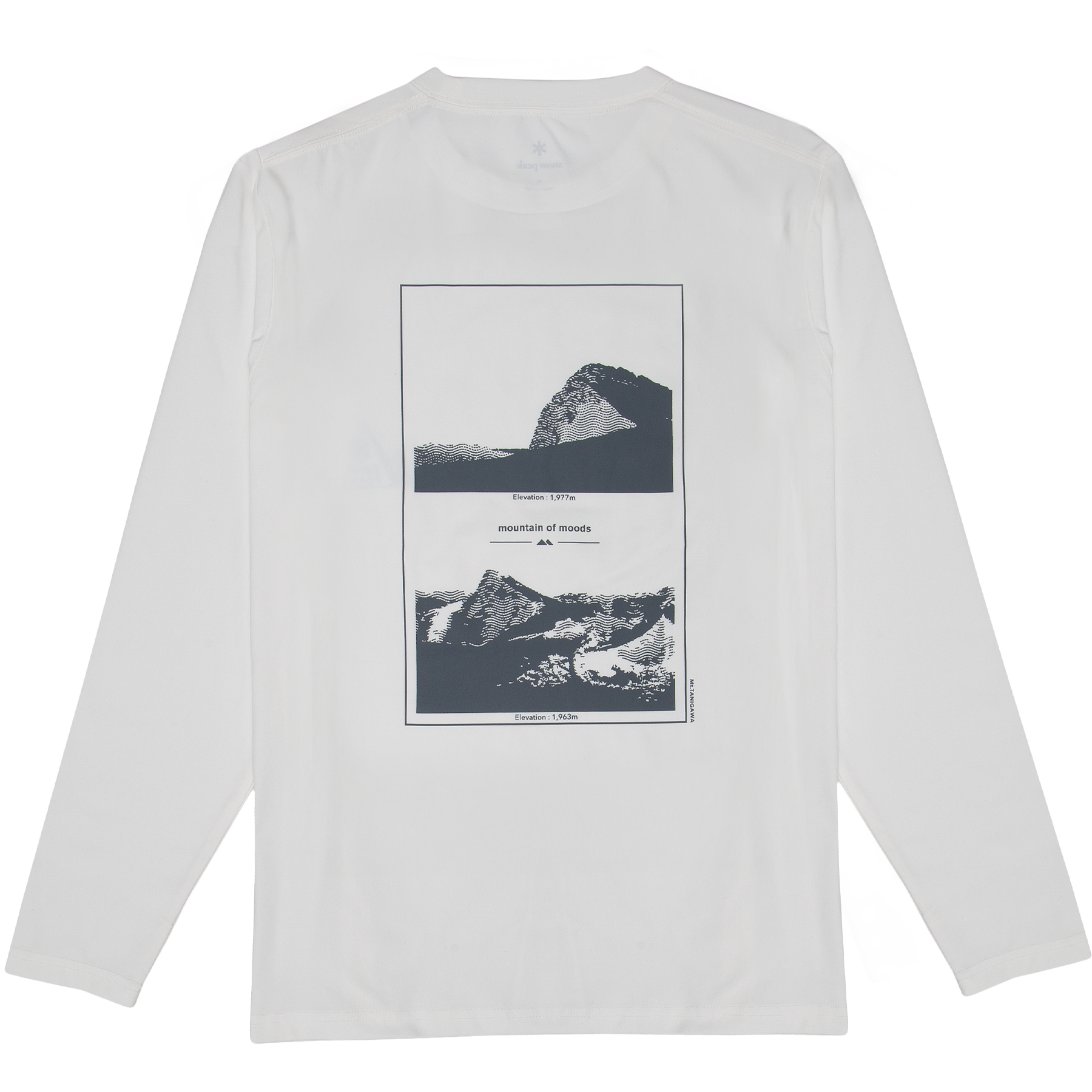 Mountain of Moods Mt. Tanigawa L/S T-Shirt - Off White