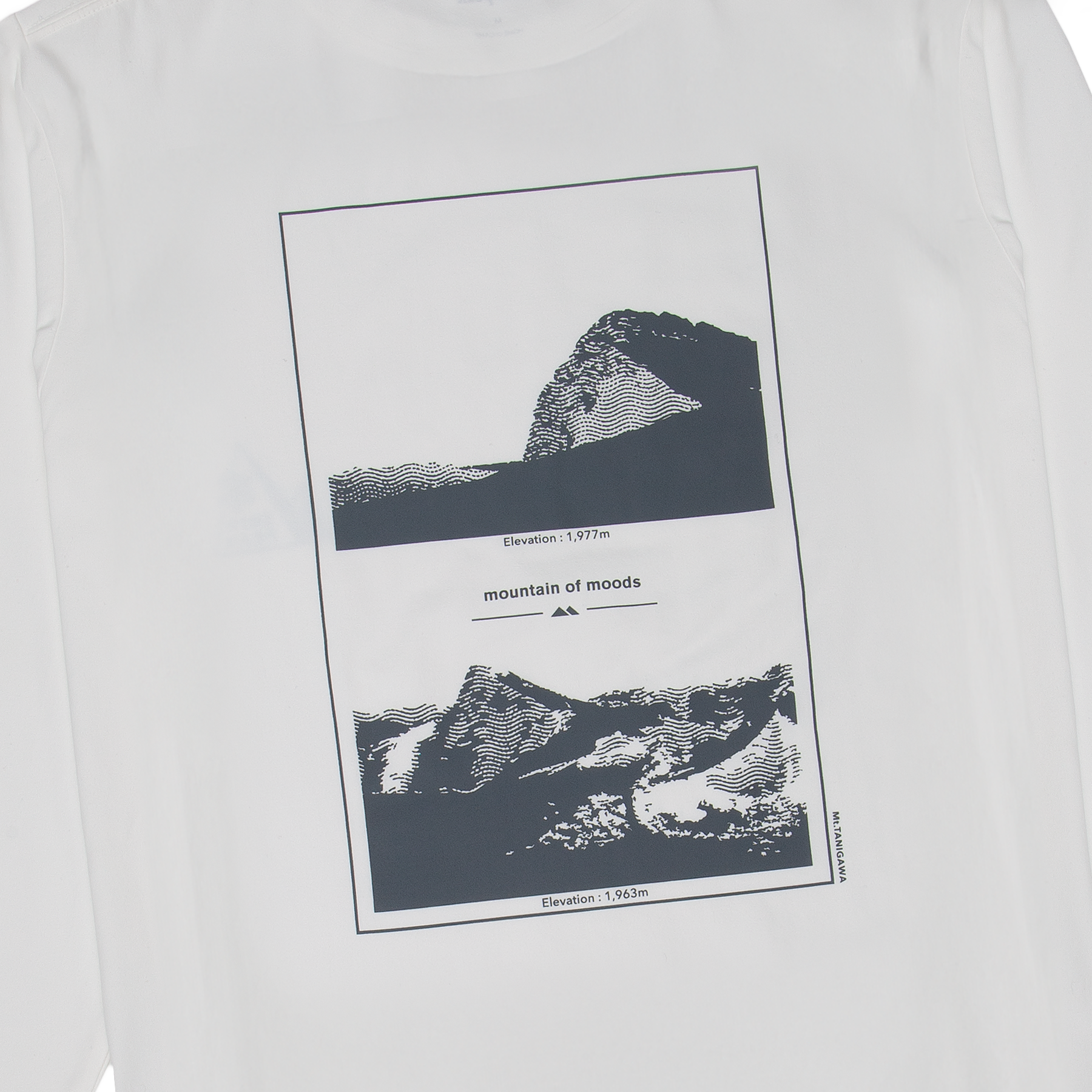 Mountain of Moods Mt. Tanigawa L/S T-Shirt - Off White