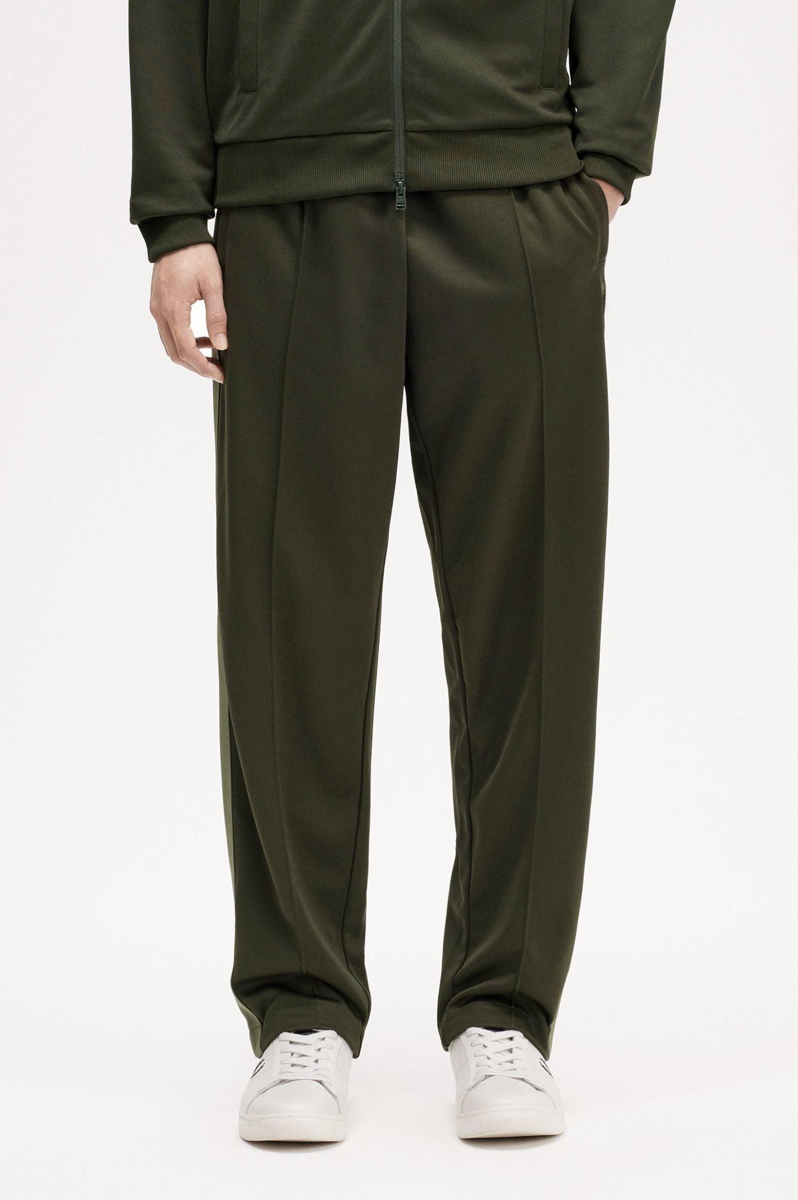 Tape Detail Track Pant - Hunting Green