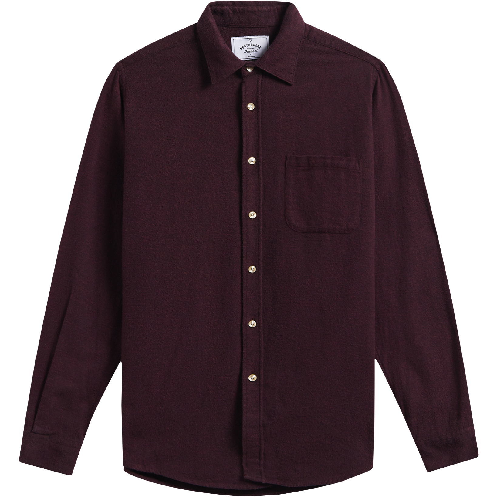 Teca Flannel Shirt - Bordeaux