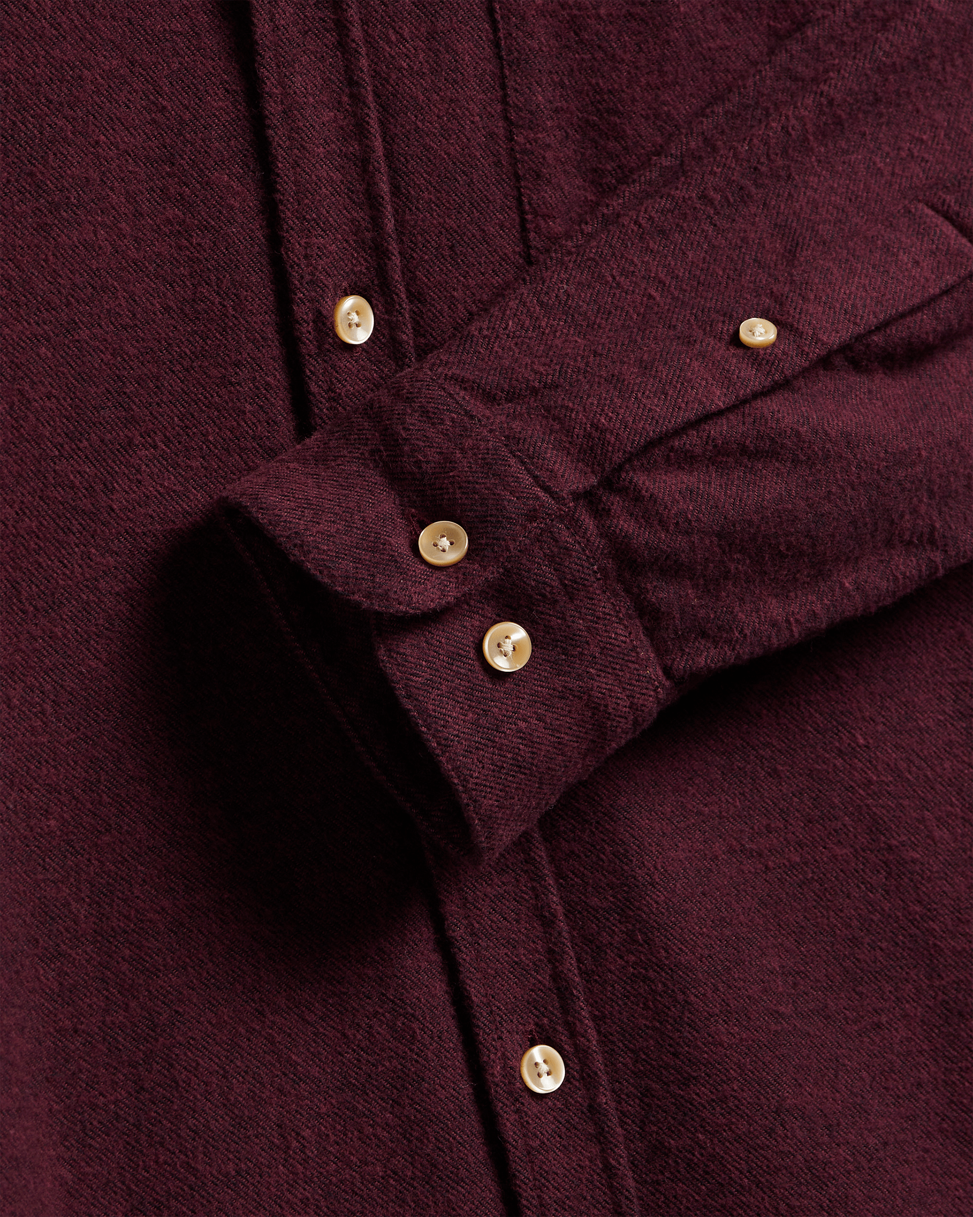 Teca Flannel Shirt - Bordeaux