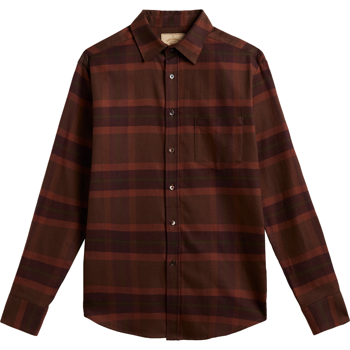 Timber Flannel Shirt - Burgundy Plaid