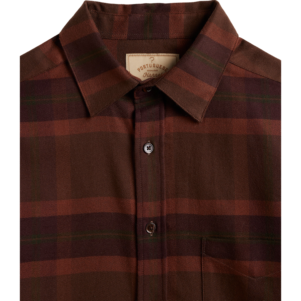 Timber Flannel Shirt - Burgundy Plaid