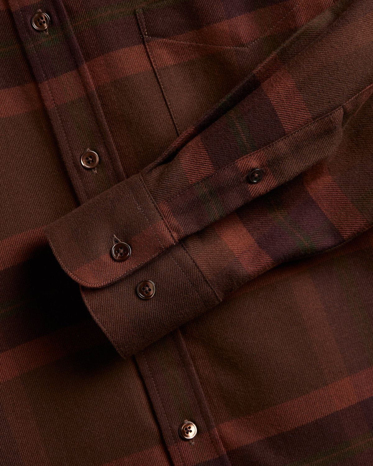 Timber Flannel Shirt - Burgundy Plaid