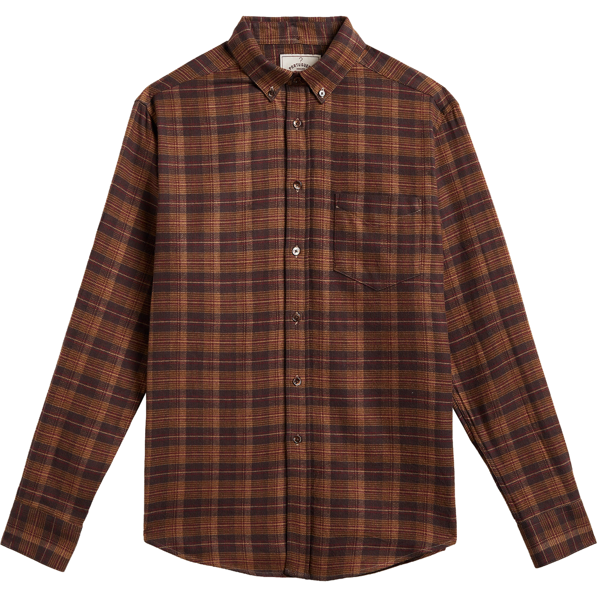 Trigo Flannel Shirt - Brown Plaid