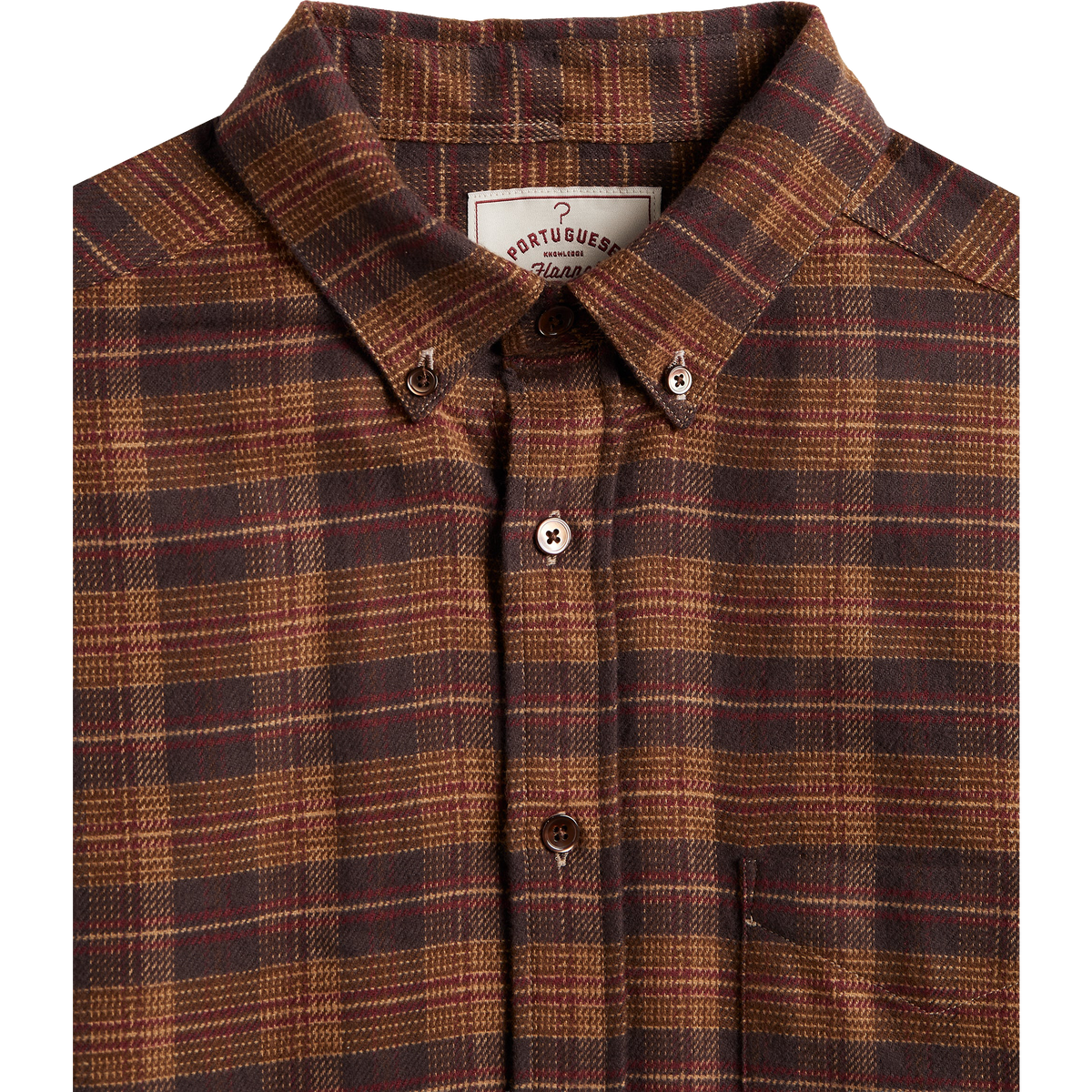 Trigo Flannel Shirt - Brown Plaid