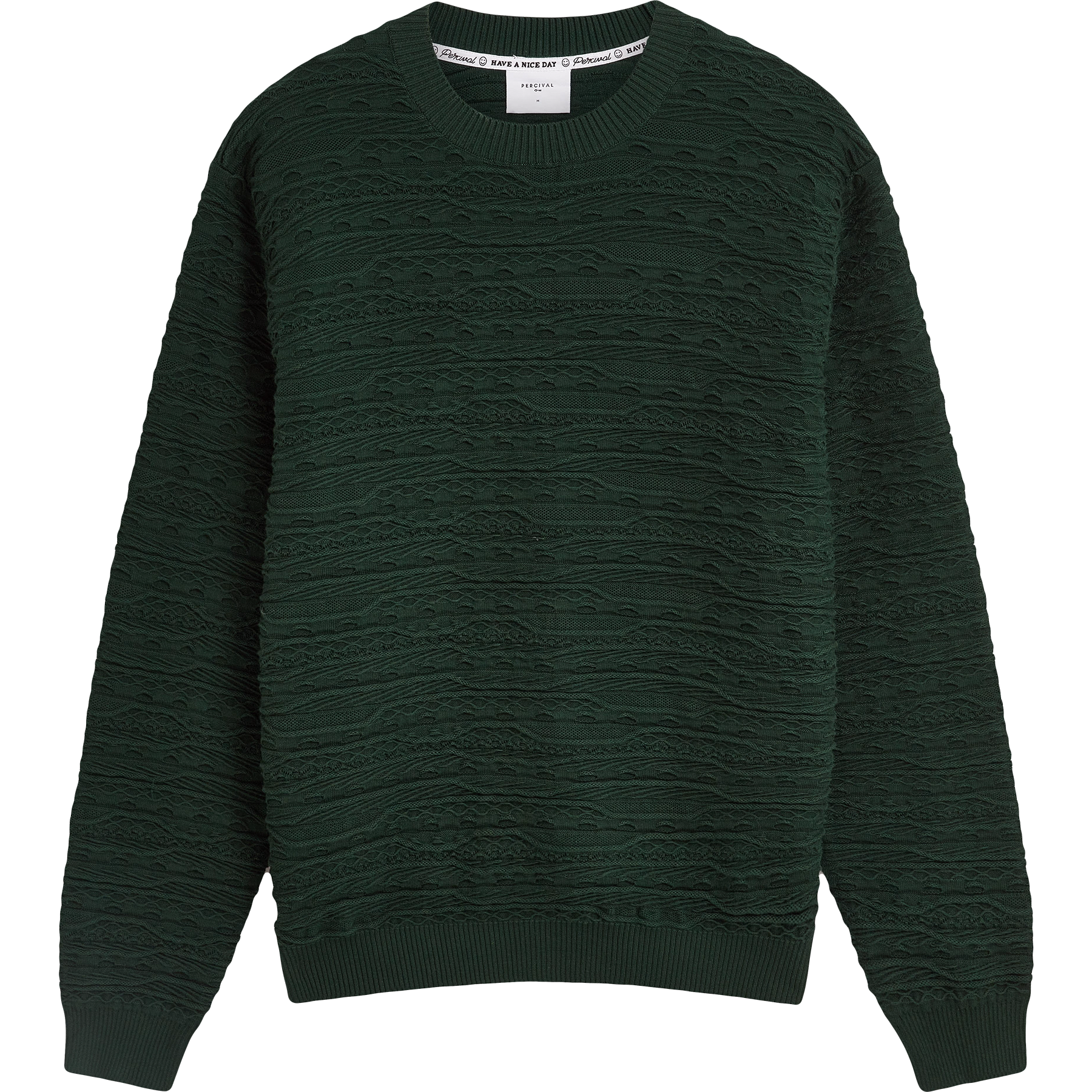 Tales Knitted Crew Neck Jumper - Forest