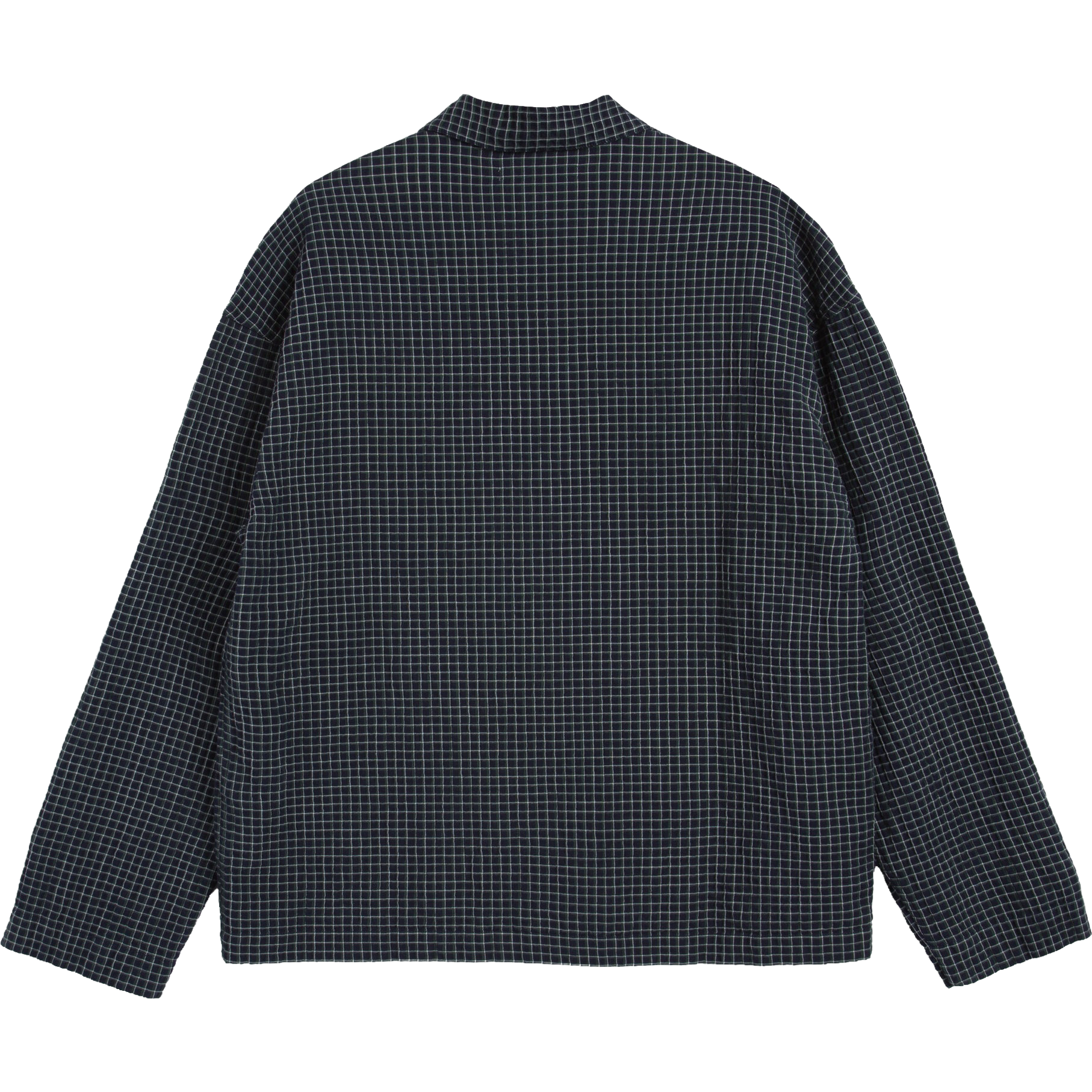 PJ Overshirt - Navy Waffle Check