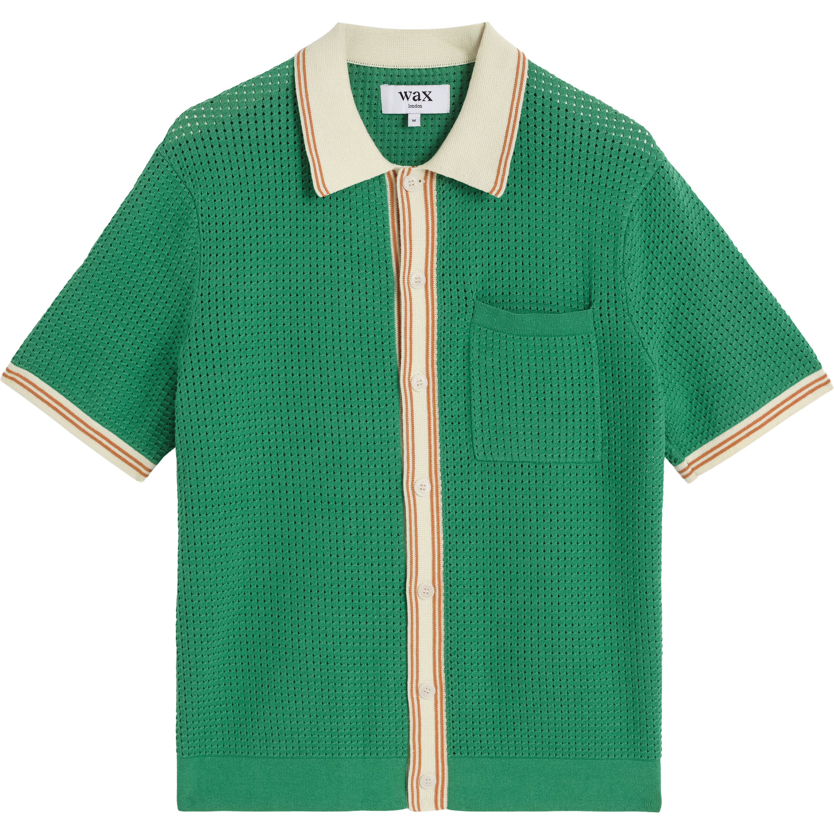 Belle Shirt - Green / Ecru