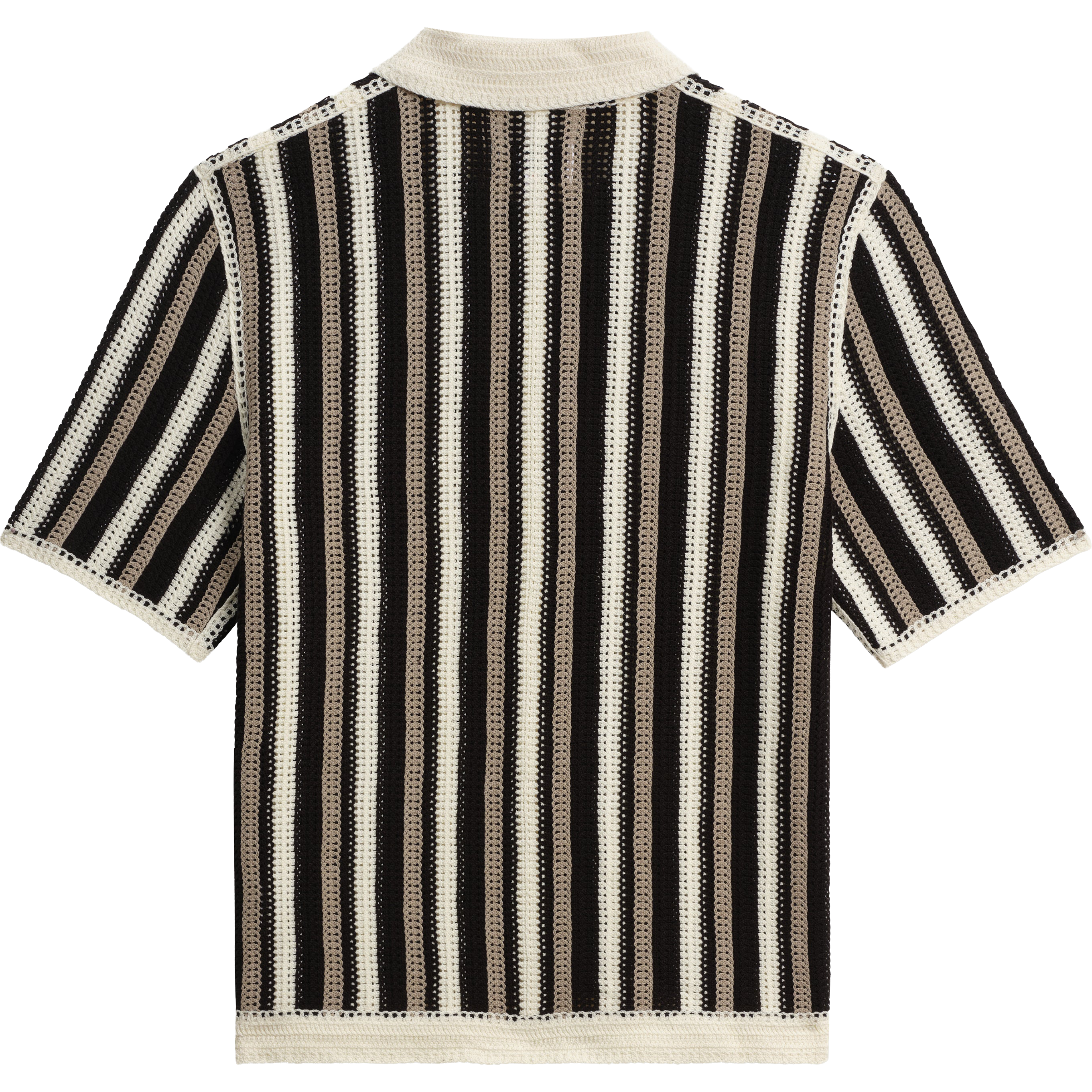 Porto Polo Shirt - Black / Ecru