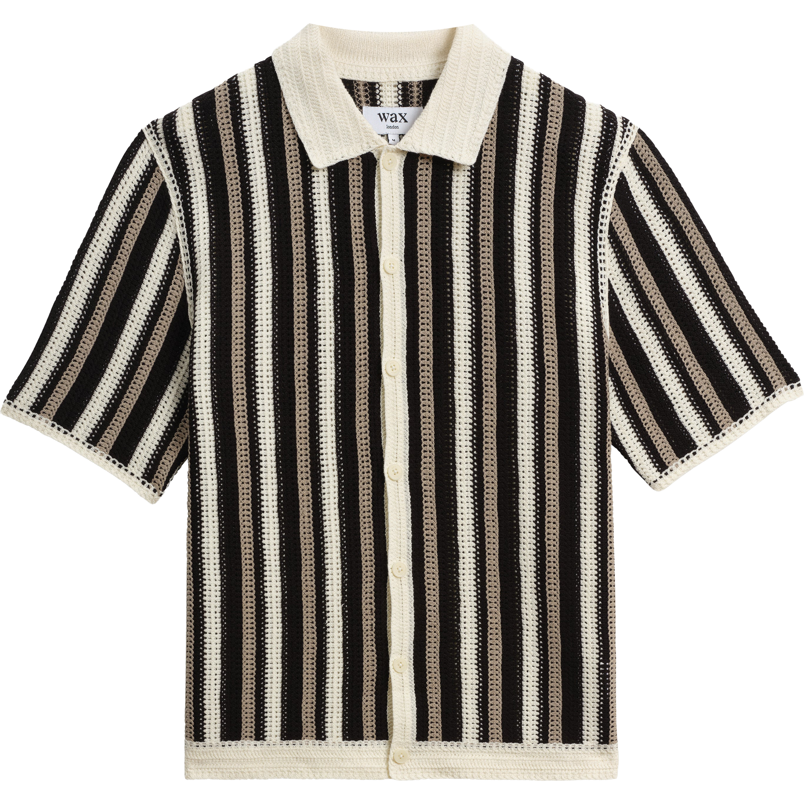 Porto Polo Shirt - Black / Ecru