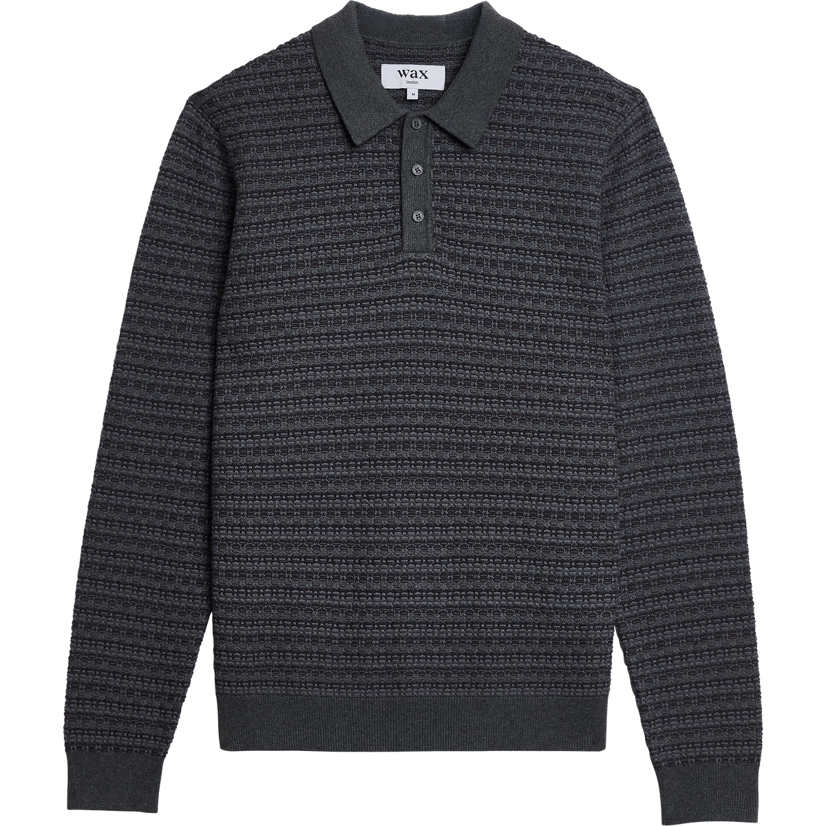 Oban Knit Polo - Grey