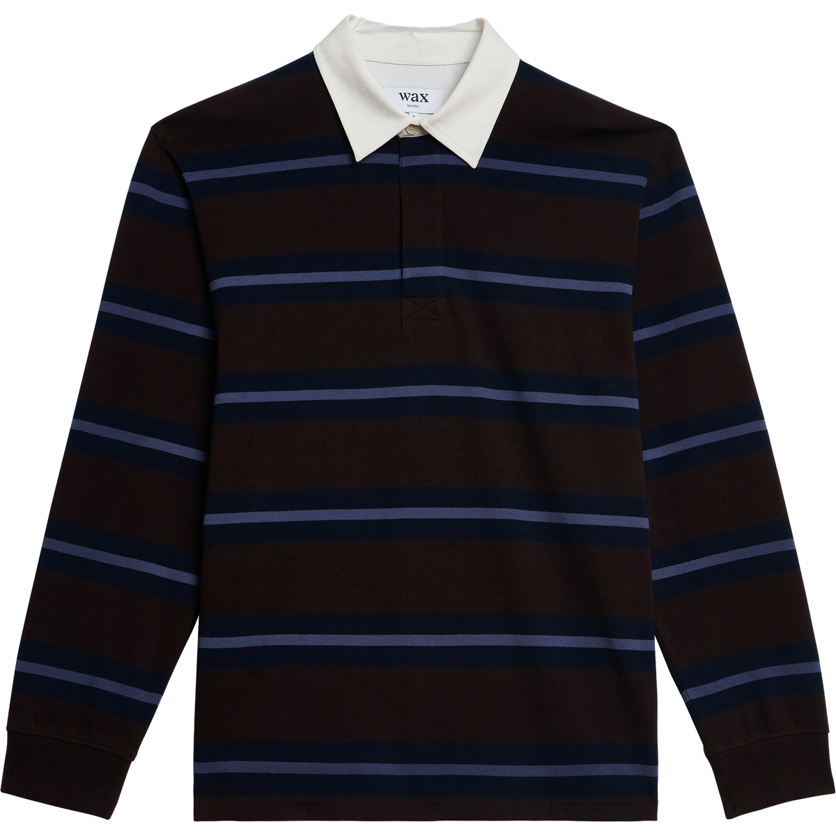 Rowhill Rugby Shirt - Brown / Blue