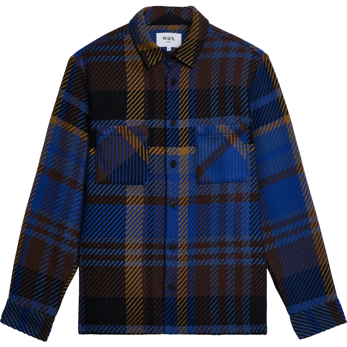 Whiting Overshirt - Blue / Brown