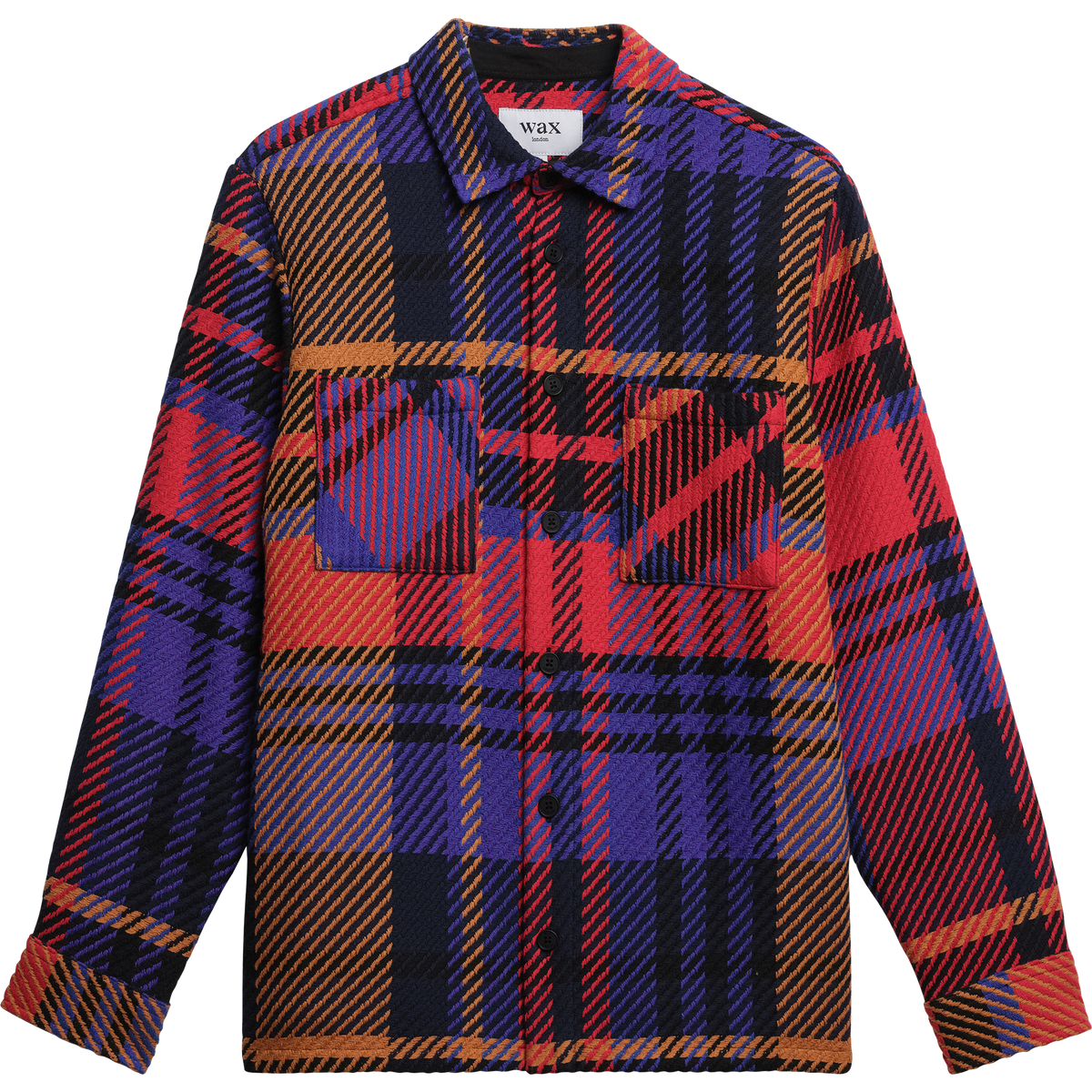 Whiting Overshirt - Purple / Red