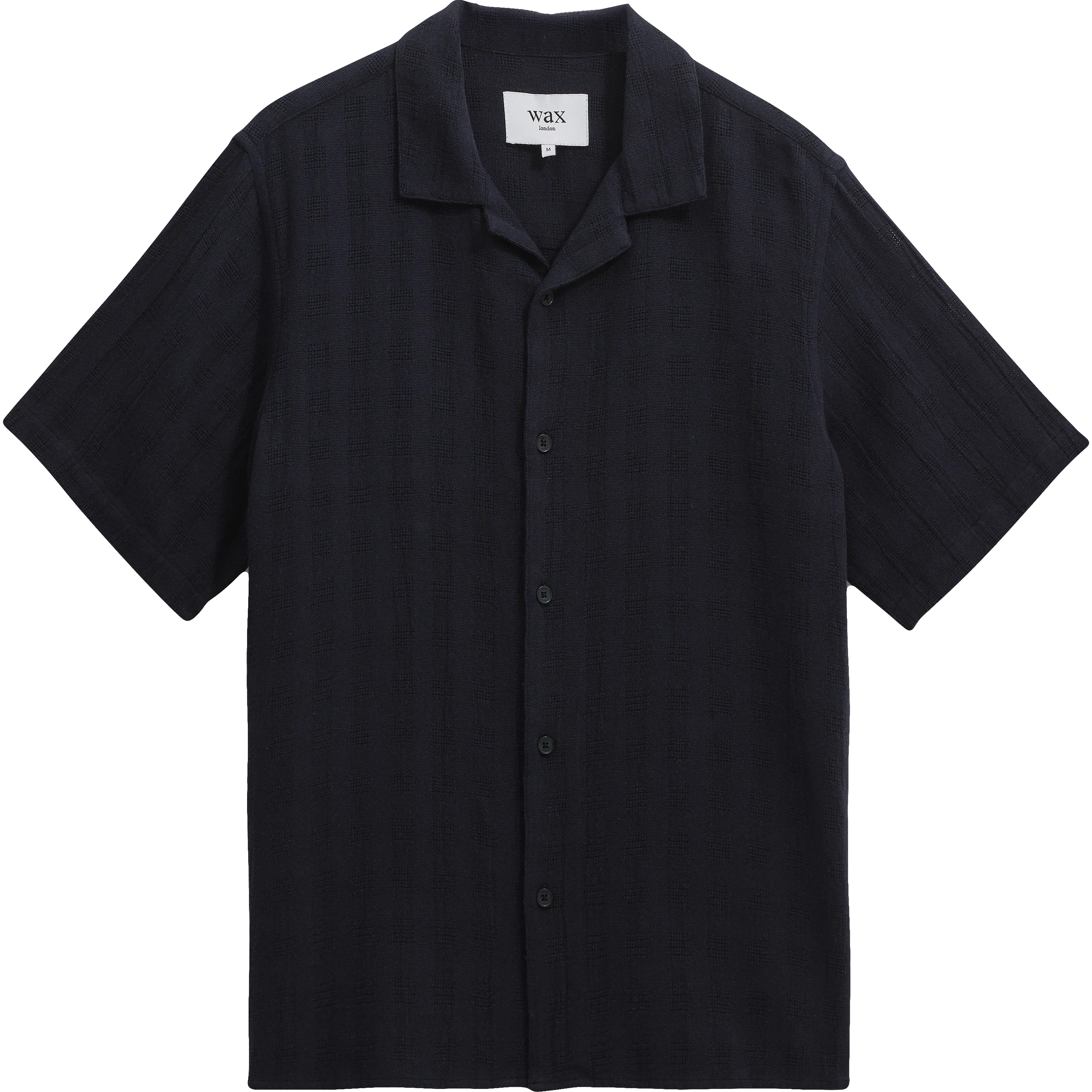 Didcot Open Weave Shirt - Navy