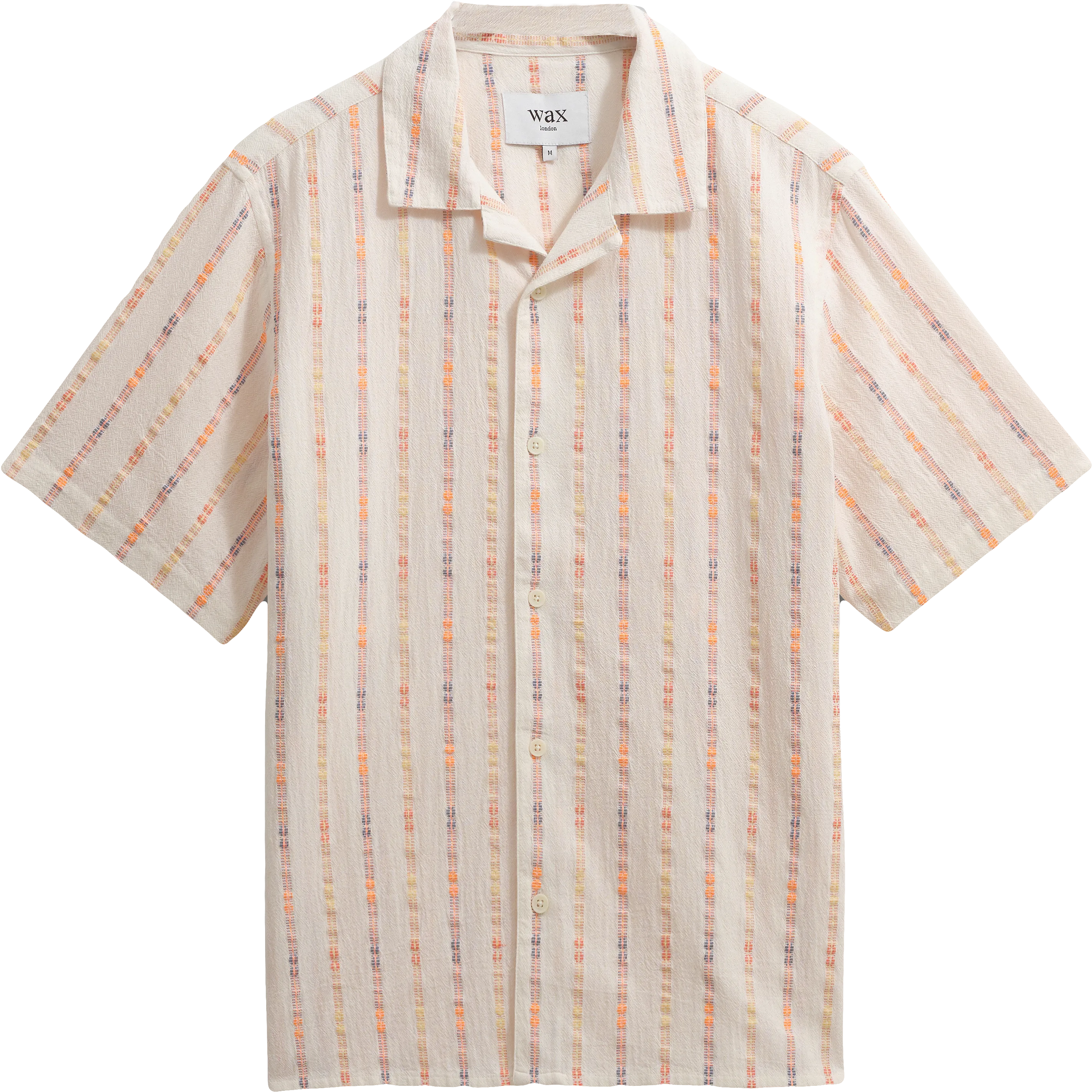 Didcot Shirt - Ecru / Orange
