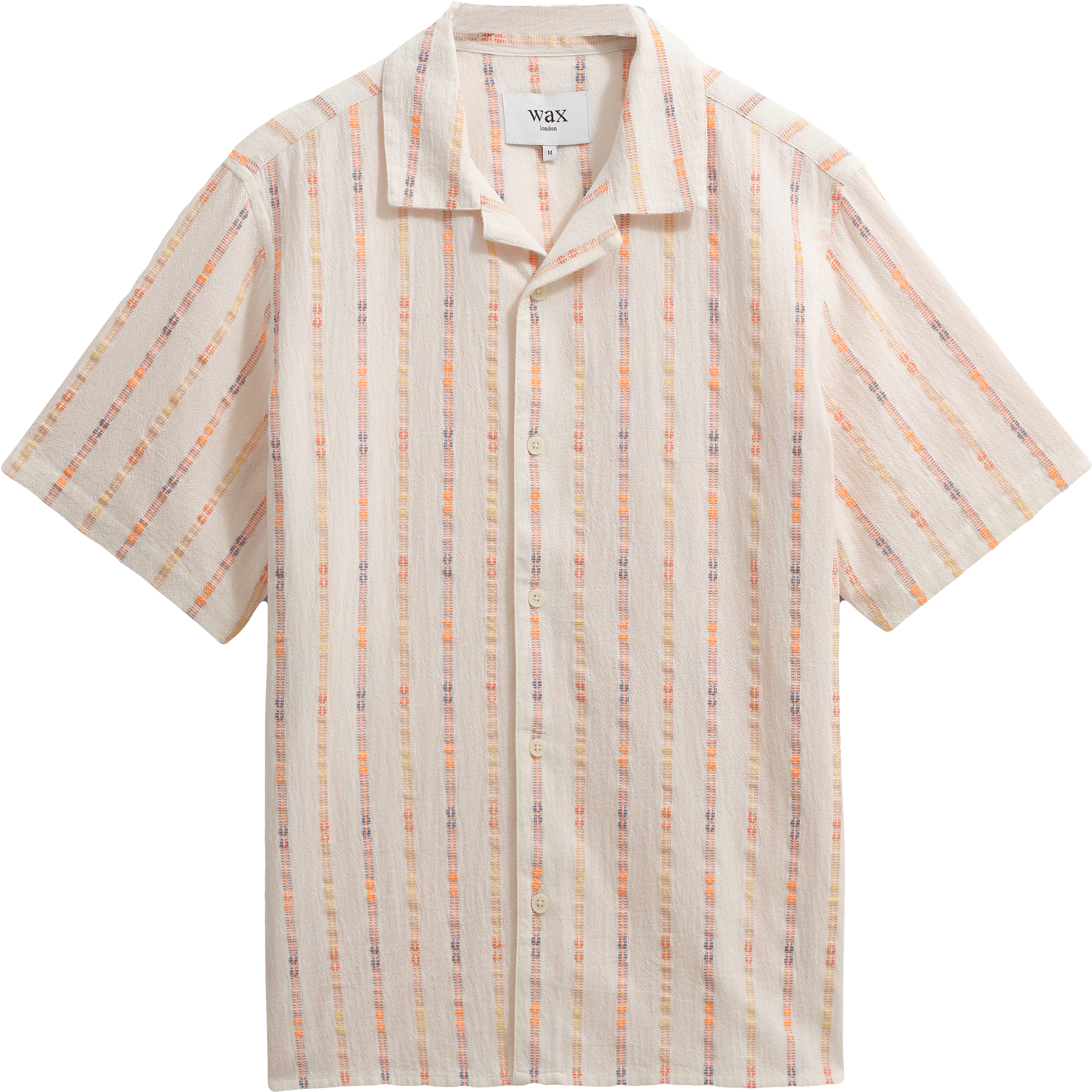 Didcot Shirt - Ecru / Orange