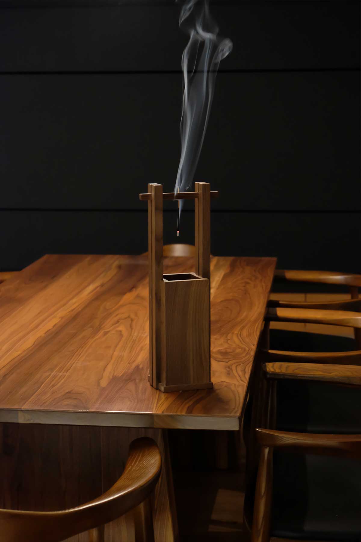 Bucket Incense Holder - Walnut