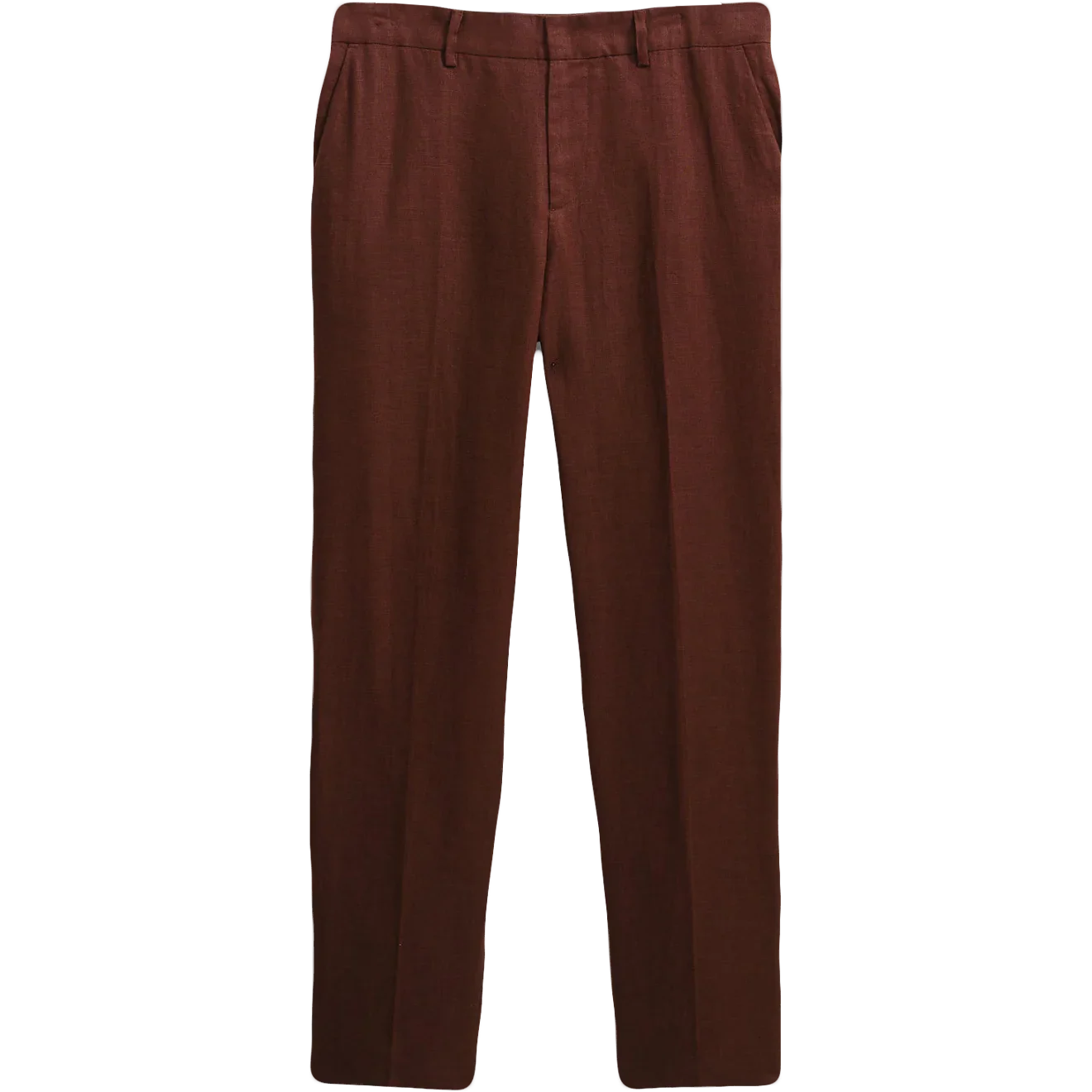 Alp Linen Smart Trouser - Merlot