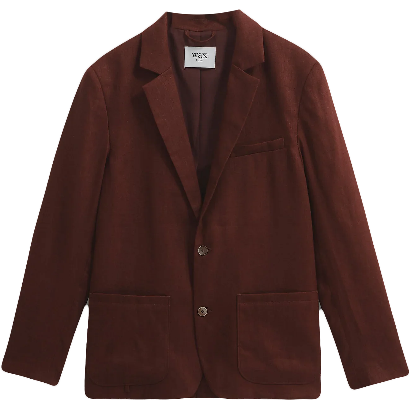 Fintry Linen Blazer - Merlot