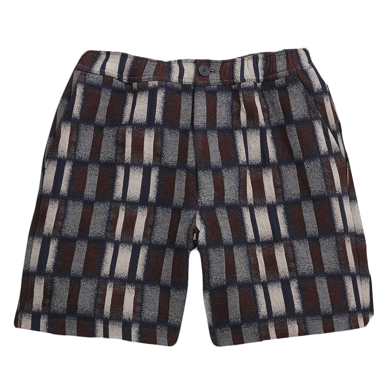 Kurt Short - Navy / Red Grid
