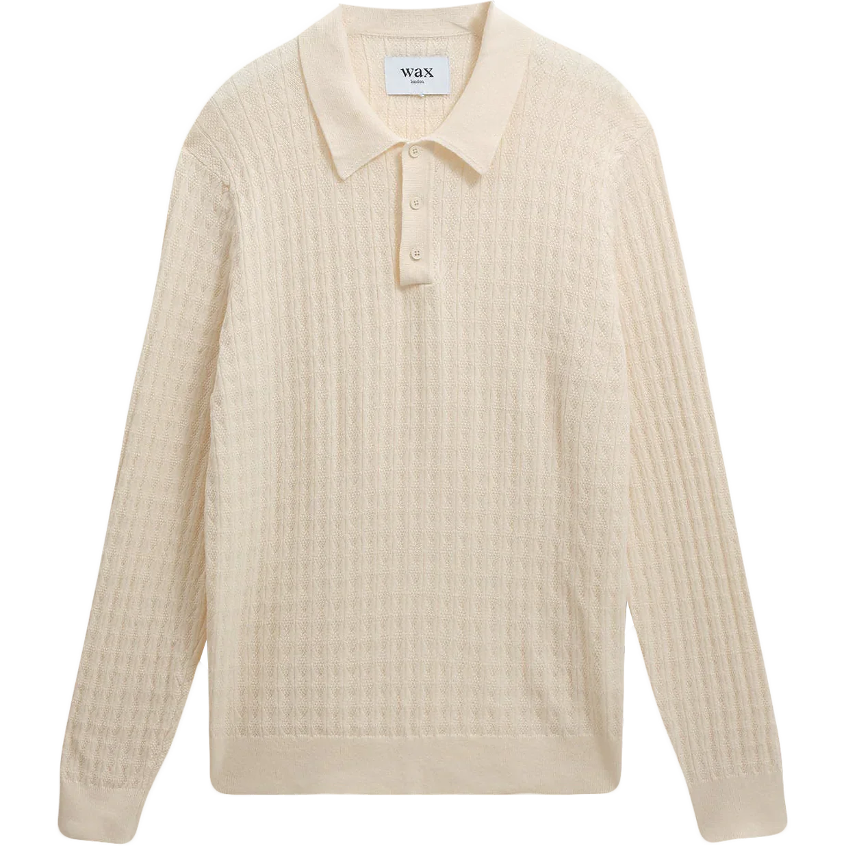 Oban Knit Polo - Ecru