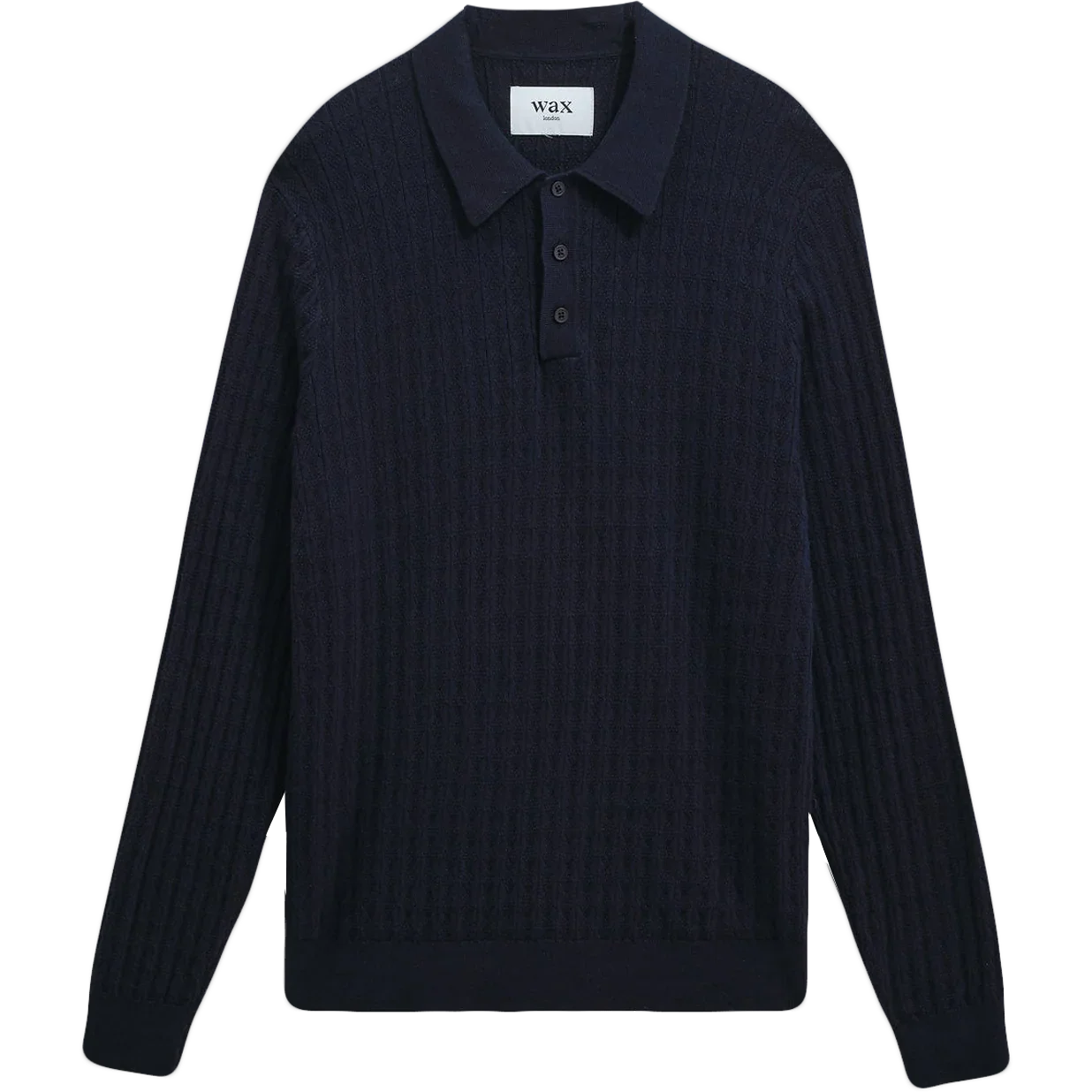 Oban Knit Polo - Navy