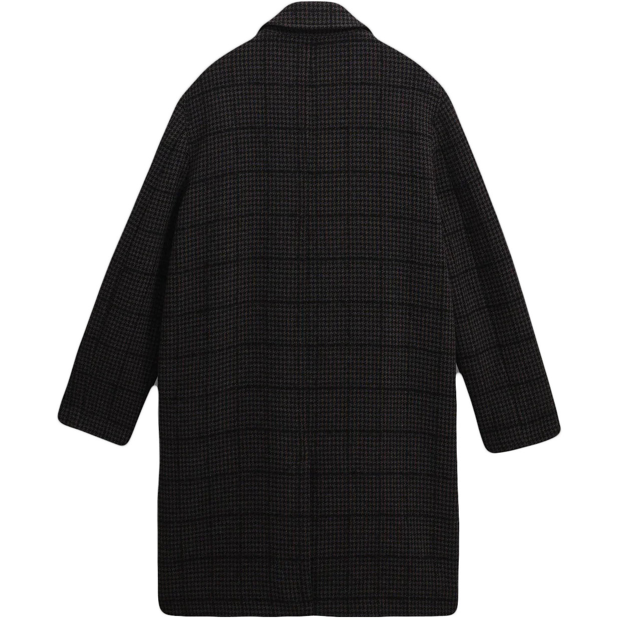Stan Puppytooth Coat - Grey / Navy